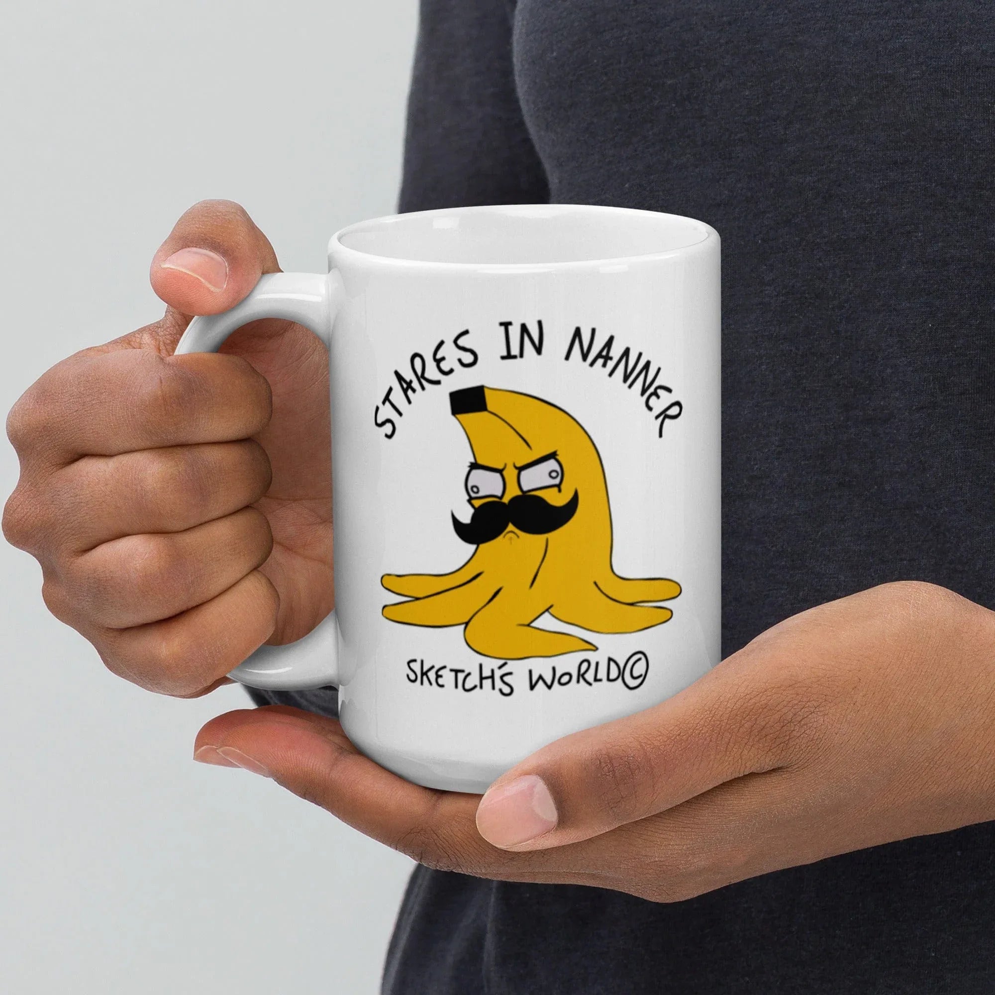Tactical Gear Junkie Sketch's World © Officially Licensed - Stares in Nanners Ceramic Mug