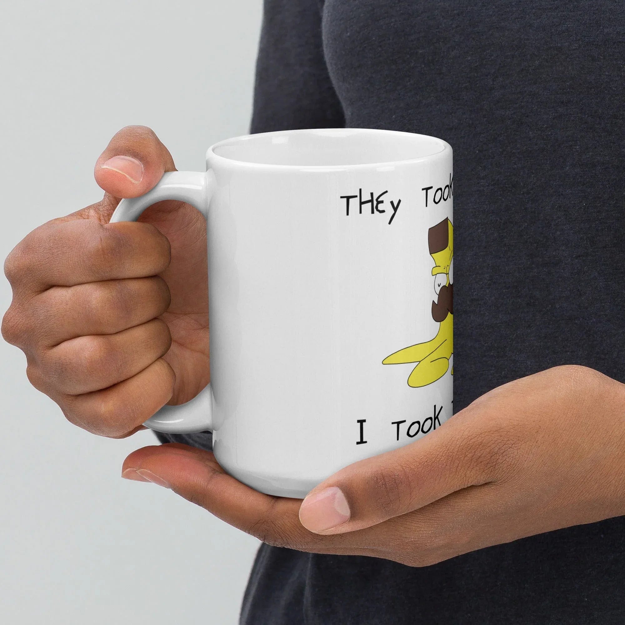 Tactical Gear Junkie Sketch's World © Officially Licensed - They Took My Coffee Nanner Ceramic Mug