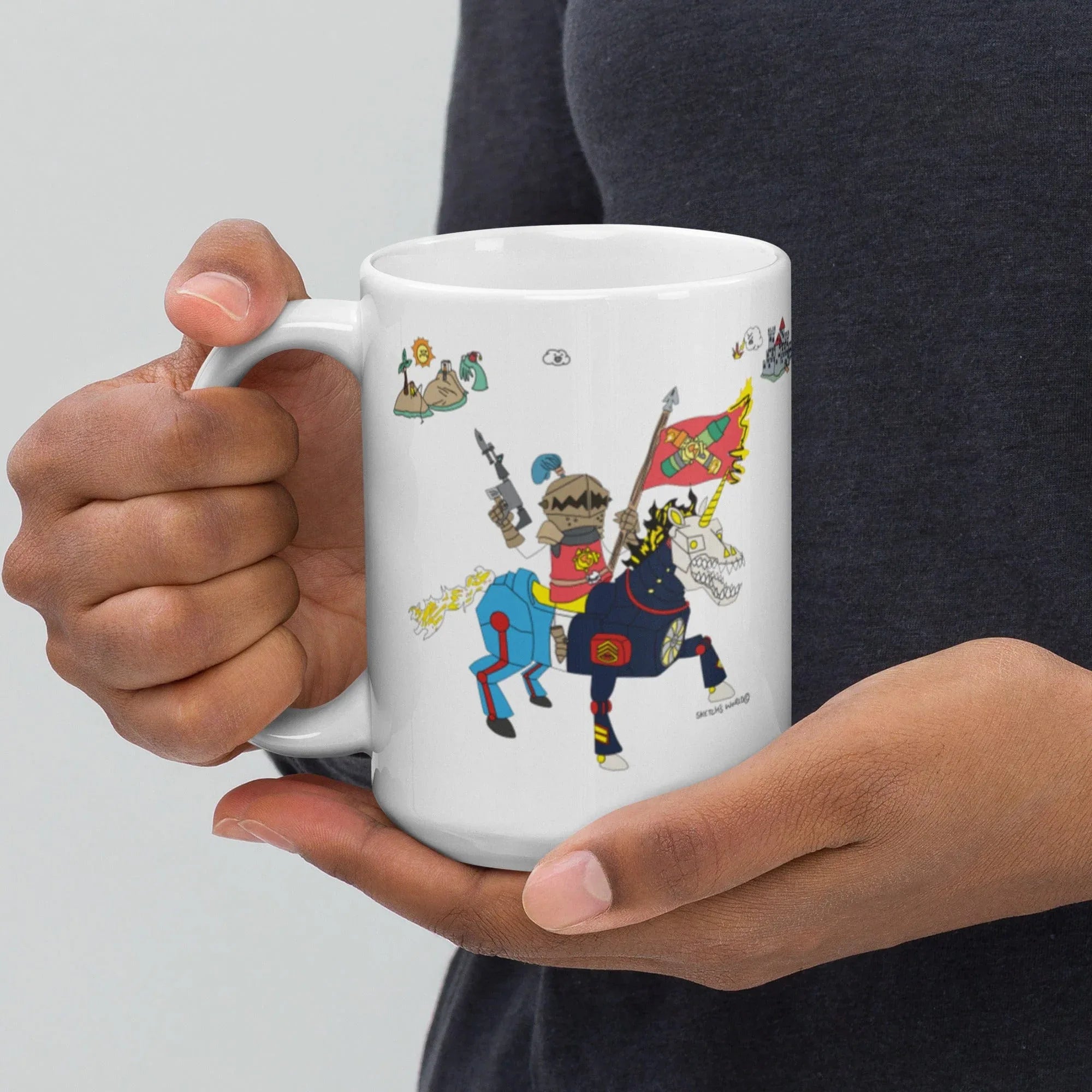 Tactical Gear Junkie Sketch's World © Officially Licensed - Mechapony Ceramic Mug