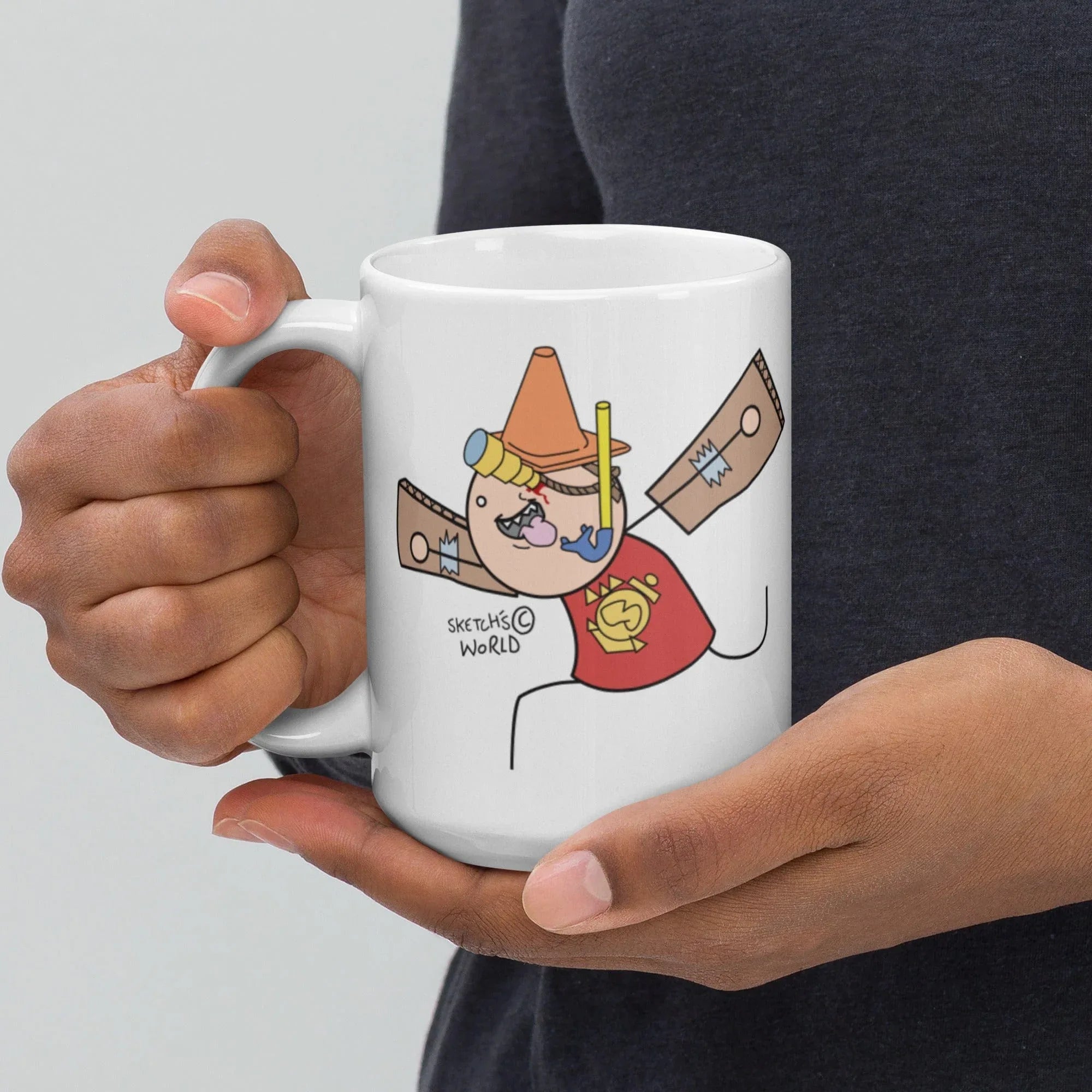 Tactical Gear Junkie Sketch's World © Officially Licensed - Flying Marine Ceramic Mug