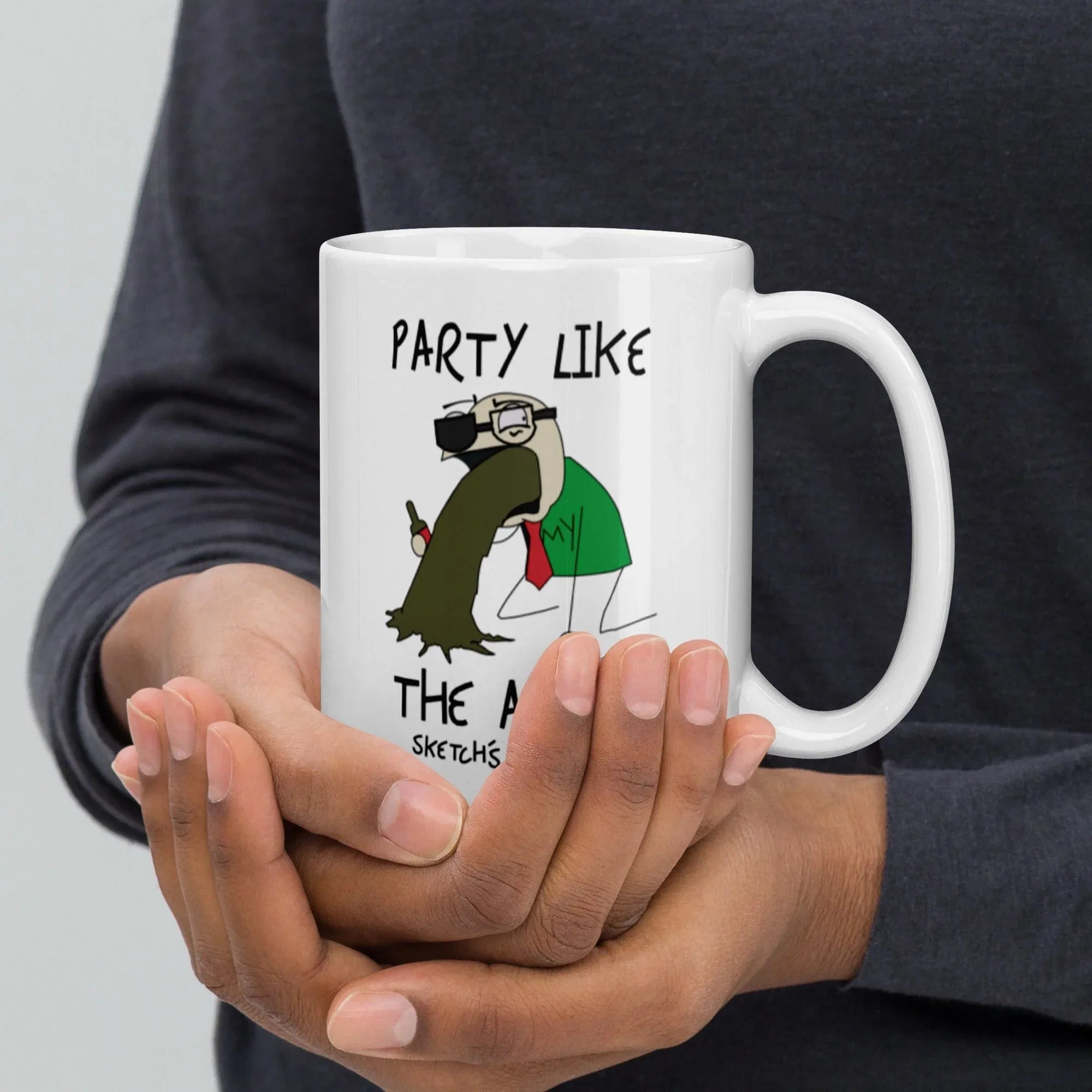 Tactical Gear Junkie 15oz Sketch's World © Officially Licensed - Party Like the Army Ceramic Mug