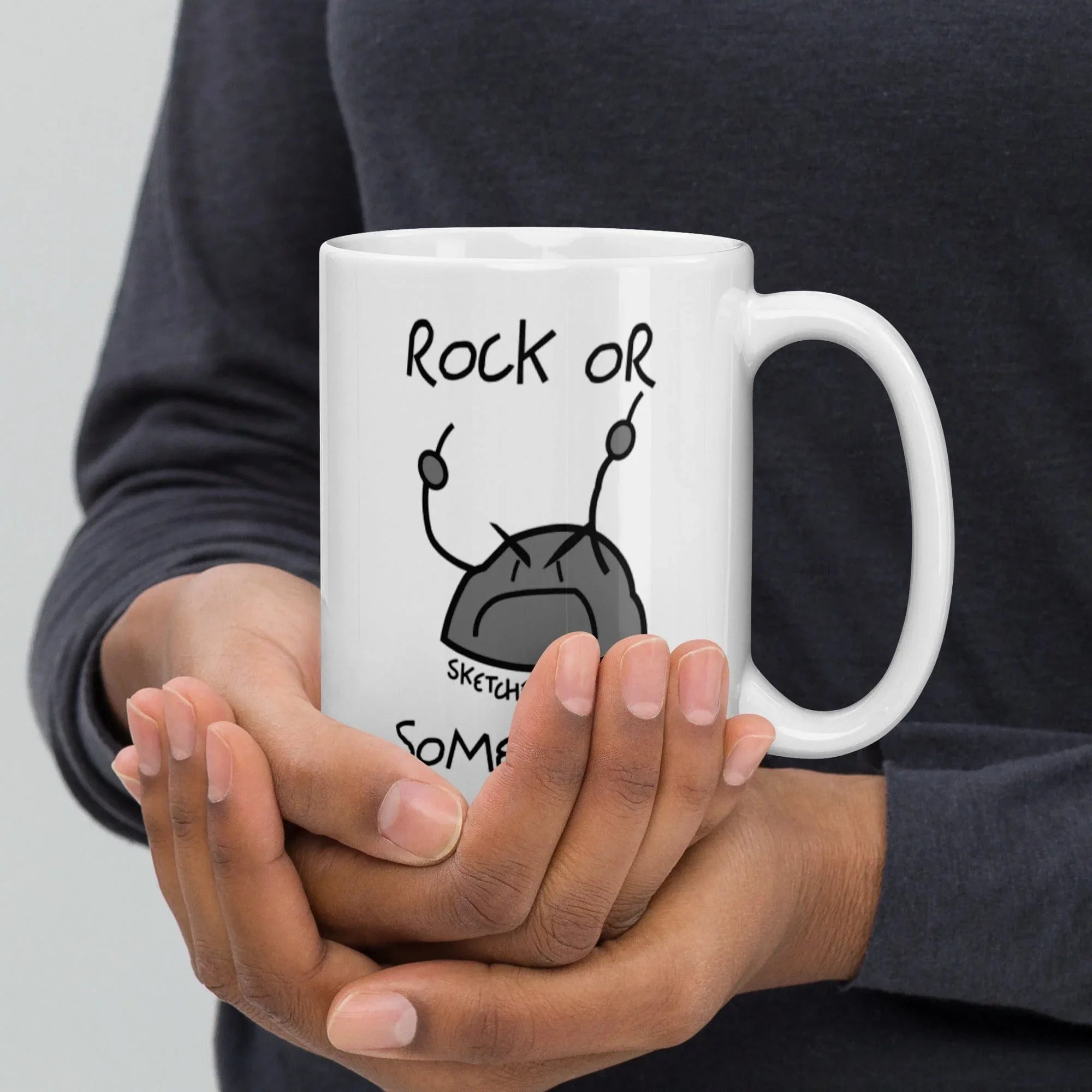 Tactical Gear Junkie 15oz Sketch's World © Officially Licensed - Rock or Something Ceramic Mug