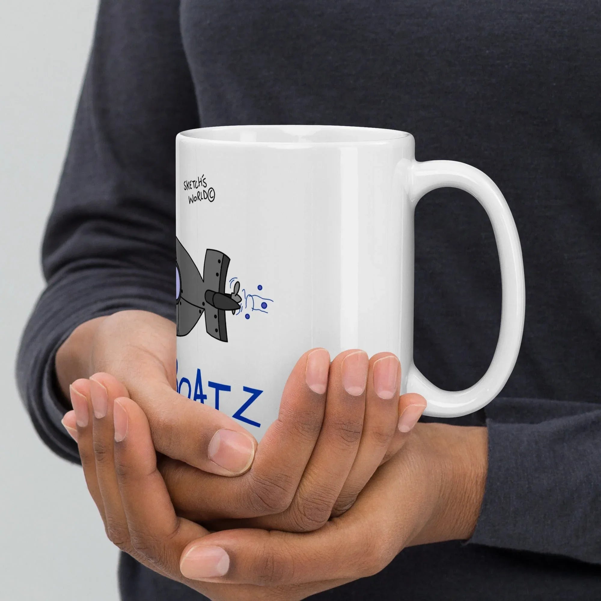 Tactical Gear Junkie 15oz Sketch's World © Officially Licensed - Navy Submarine Ceramic Mug