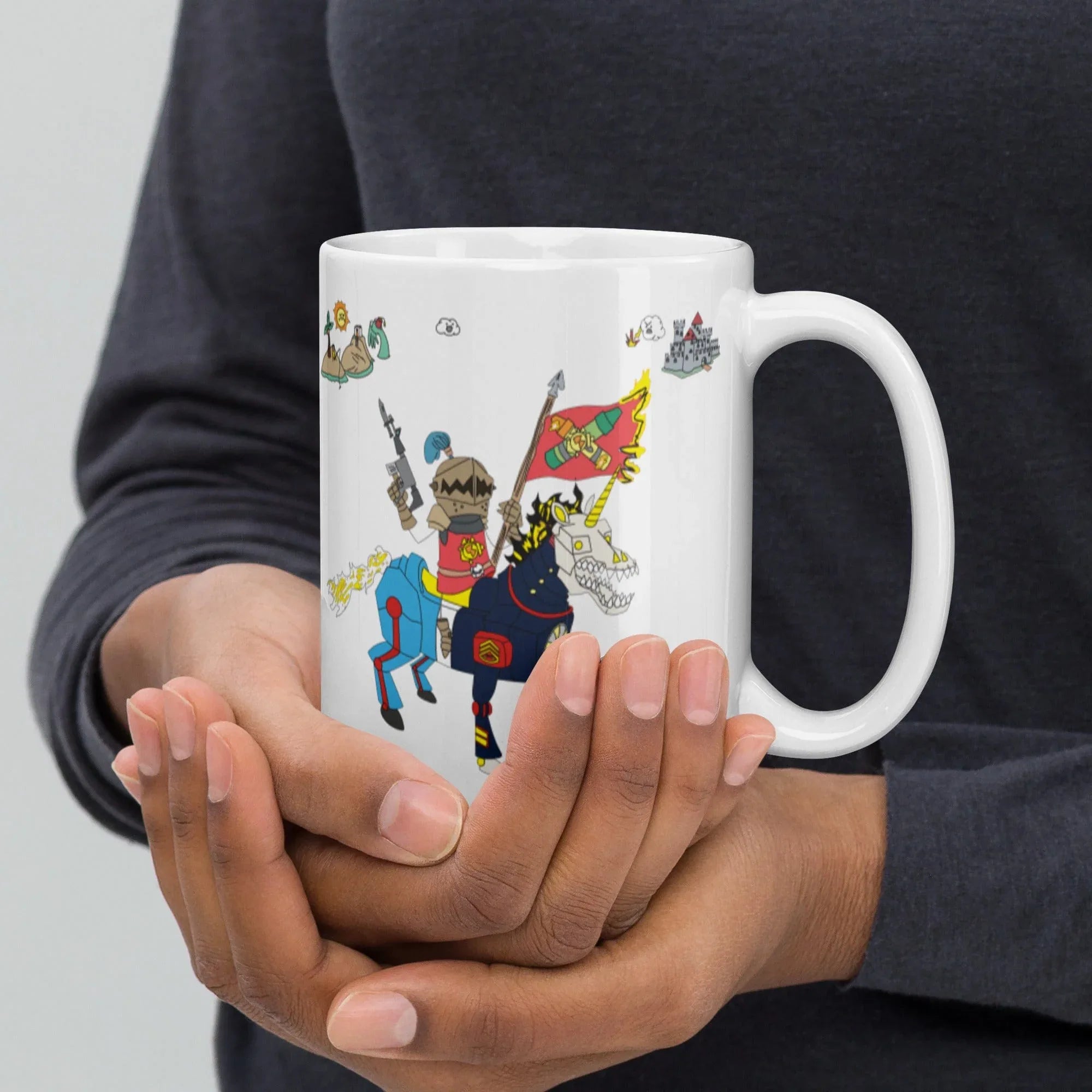 Tactical Gear Junkie 15oz Sketch's World © Officially Licensed - Mechapony Ceramic Mug