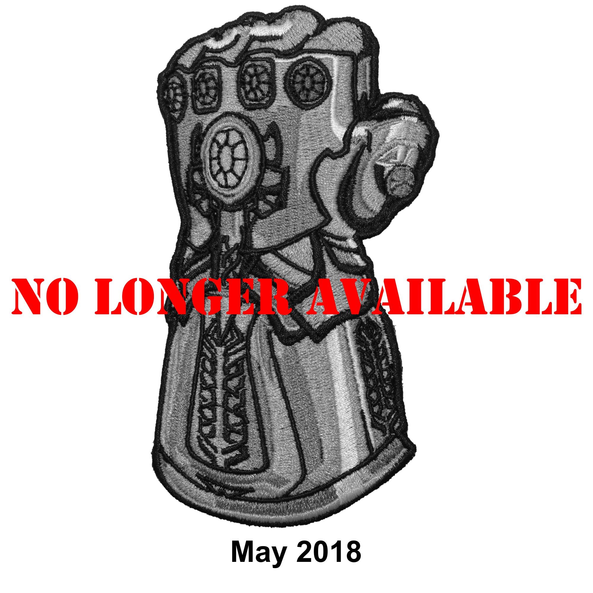 The Tactical Gear Junkie Patch of the Month - MAY - Infinity Gauntlet with Free Sticker