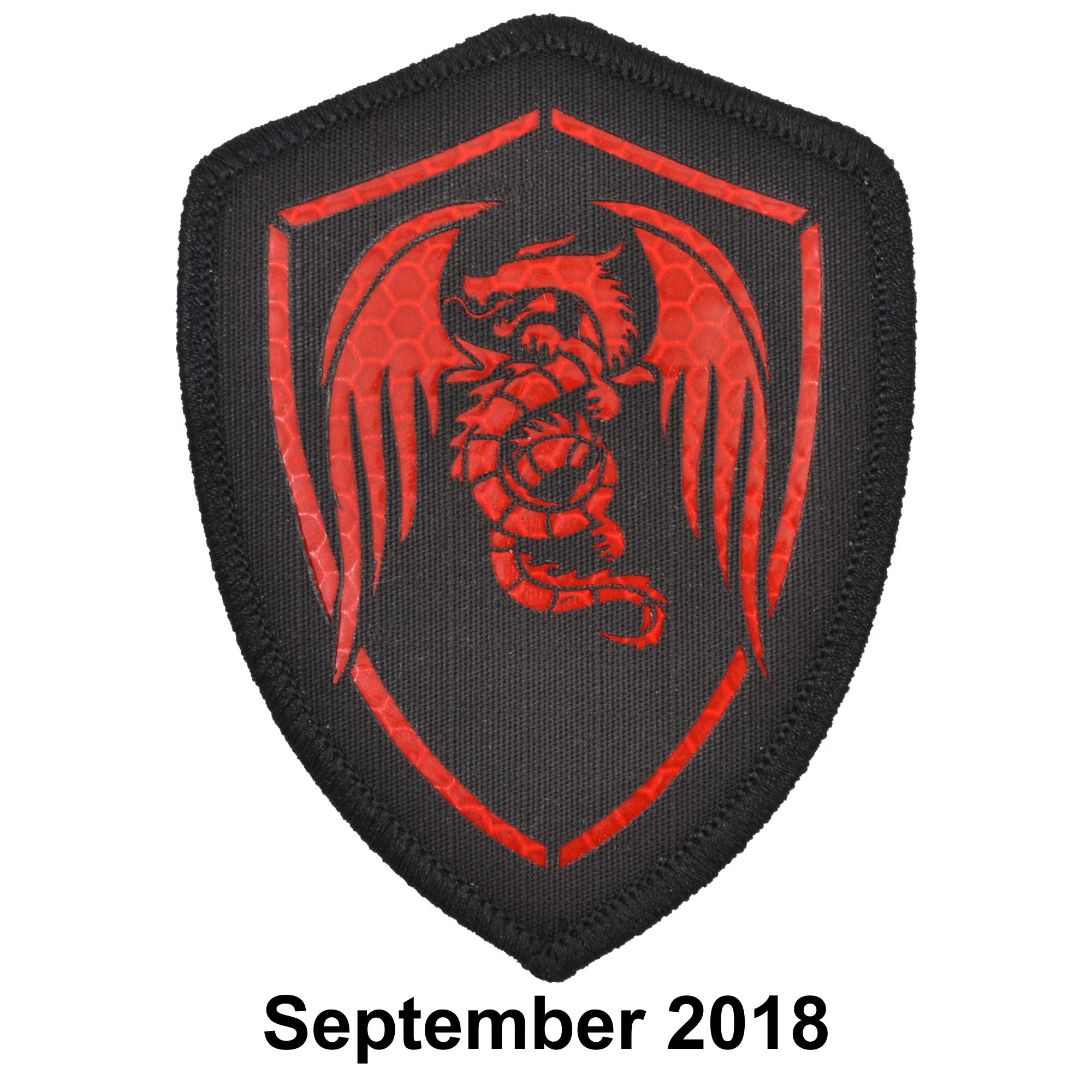 The Tactical Gear Junkie Patch of the Month - September- Laser Cut Red