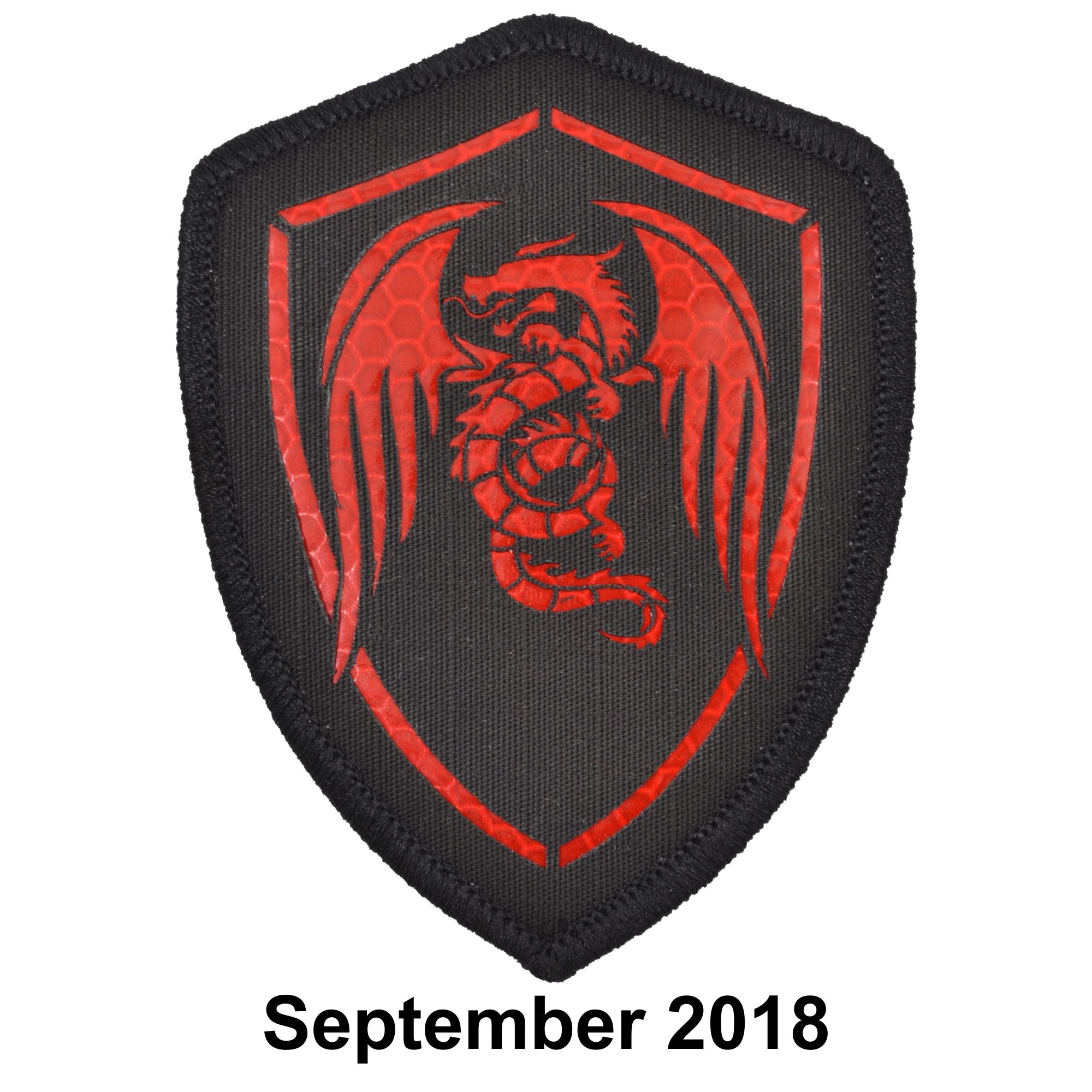 Red Rook Patch The Tactical Gear Junkie Patch of the Month - September- Laser Cut Red