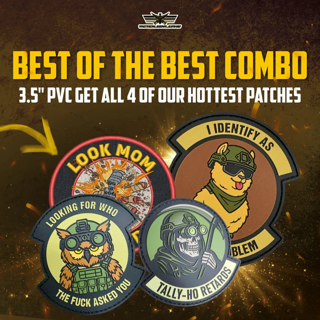 Hottest Patches Right Now Combo 1 – 3.5" PVC Patch Bundle
