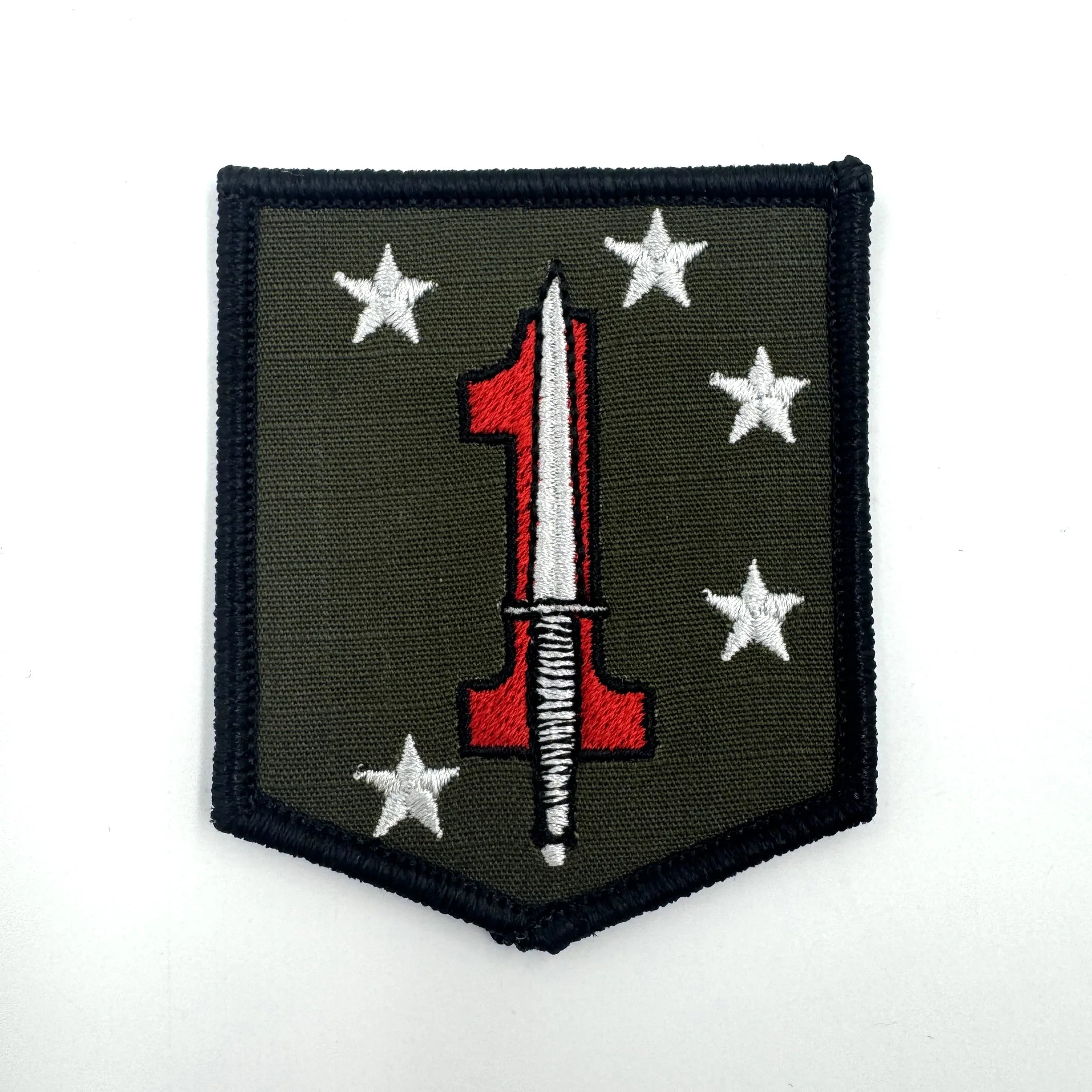 個人装備 MARSOC MARINE RAIDERS US FLAG PATCH 1st Marine Raider Battalion MarSOC - 2.5x3 Shield Patch