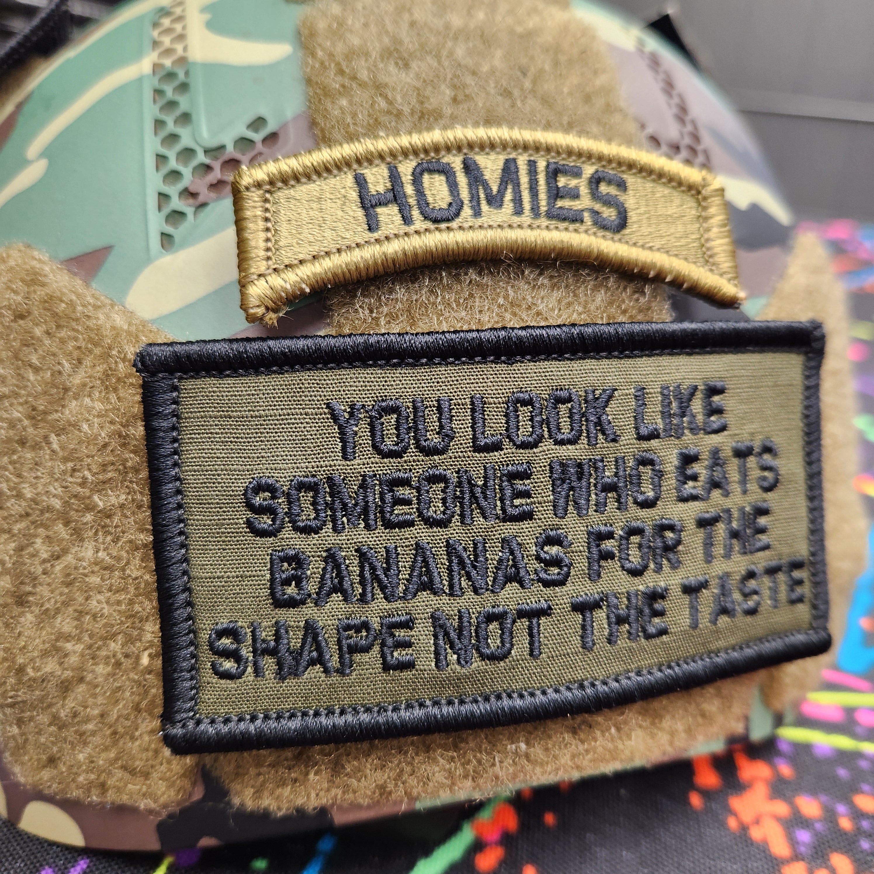 As Seen on Socials - You eat bananas for the shape - 2x4 Patch - Multiple Variants