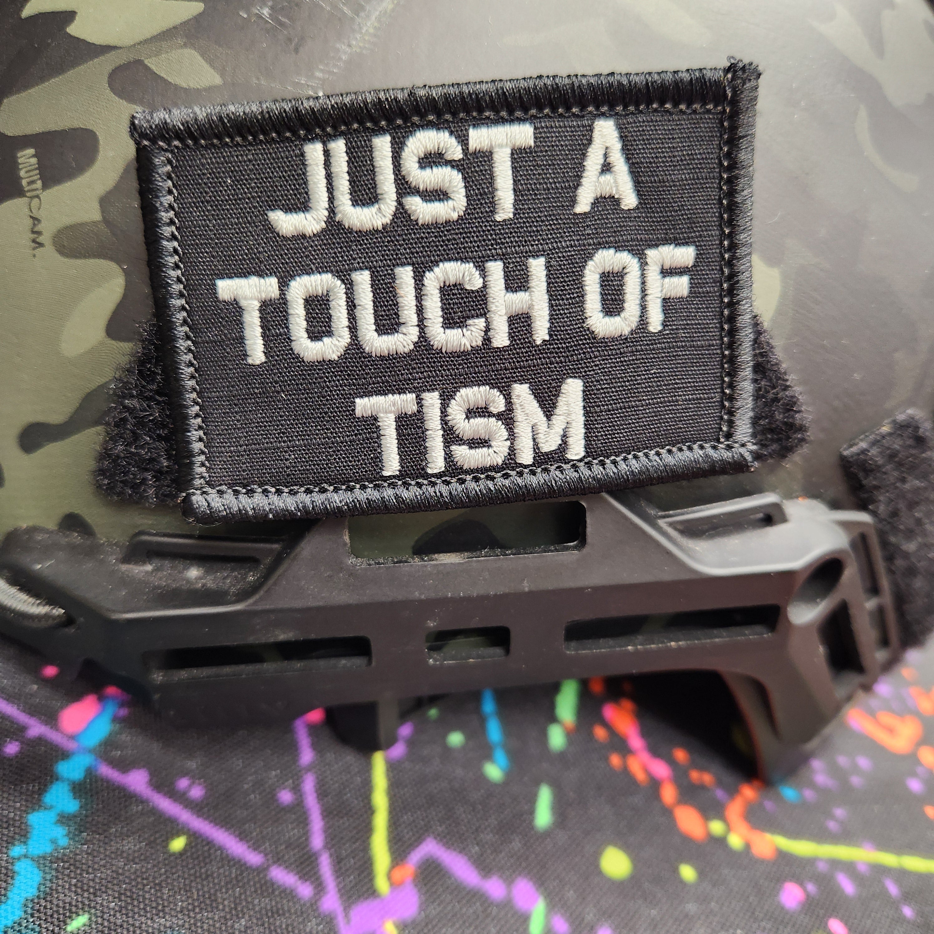 As Seen on Socials - Just A Touch of Tism - 2x3 Patch - Multiple Variants