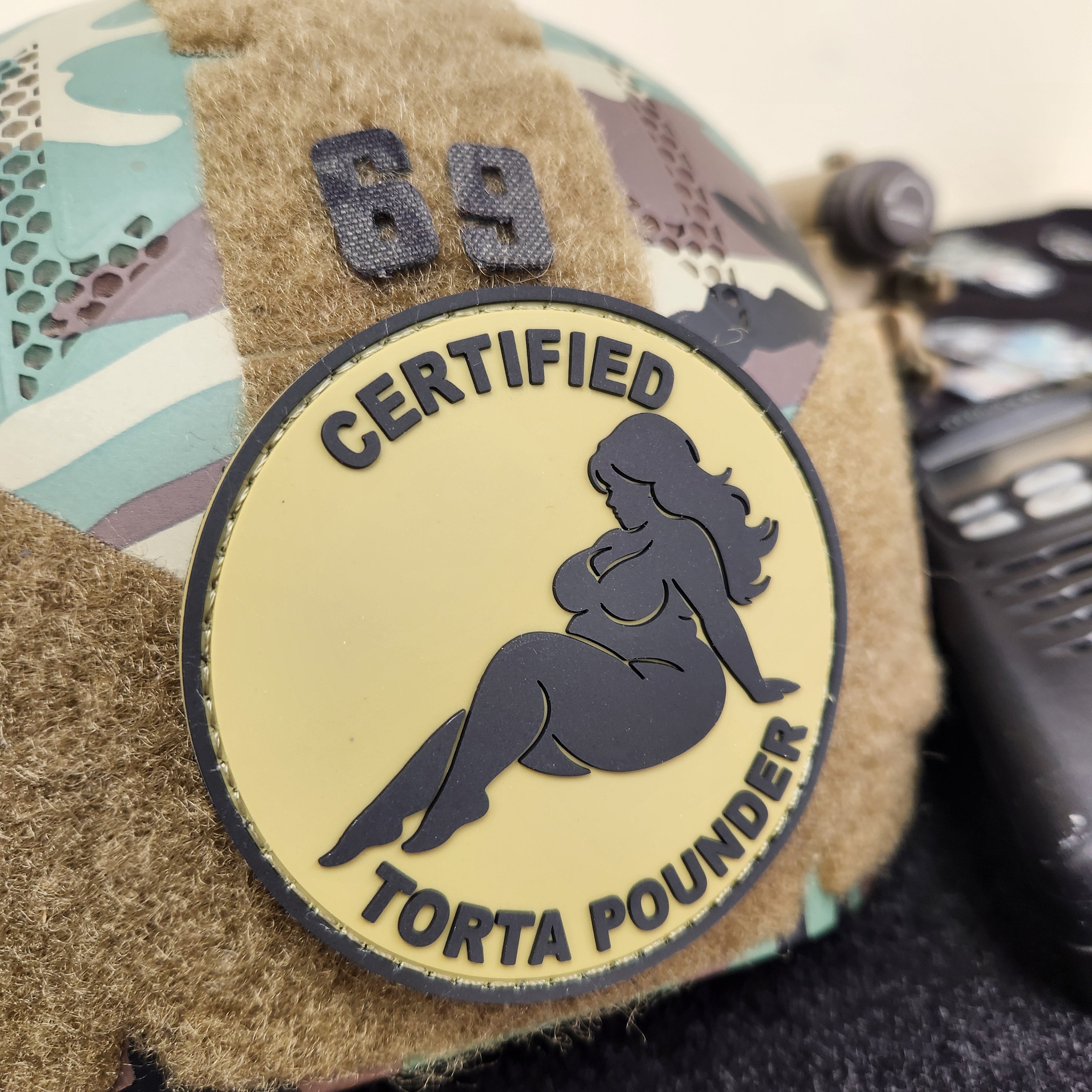 Certified Torta Pounder - 3" PVC Patch