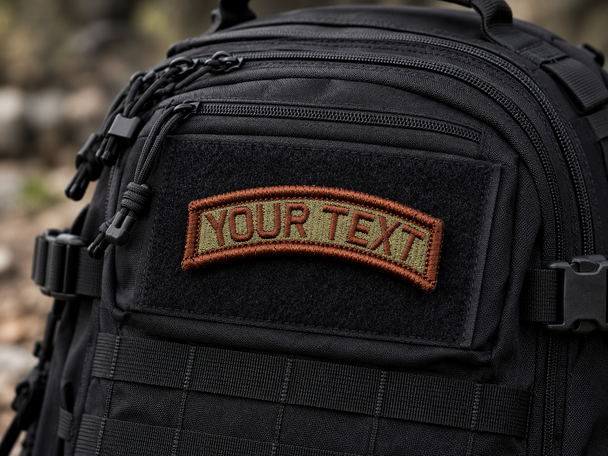 Custom Text Patch Fully Embroidered USAF OCP/Spice - Tab