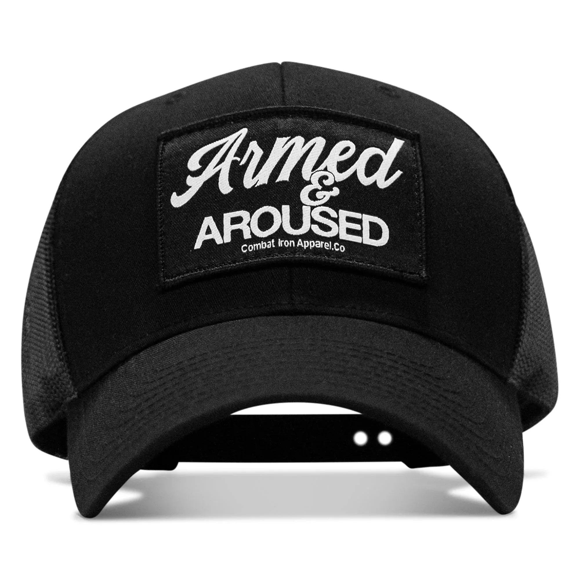 Armed & Aroused Patch Snapback Hat - Combat Iron Apparel Co.