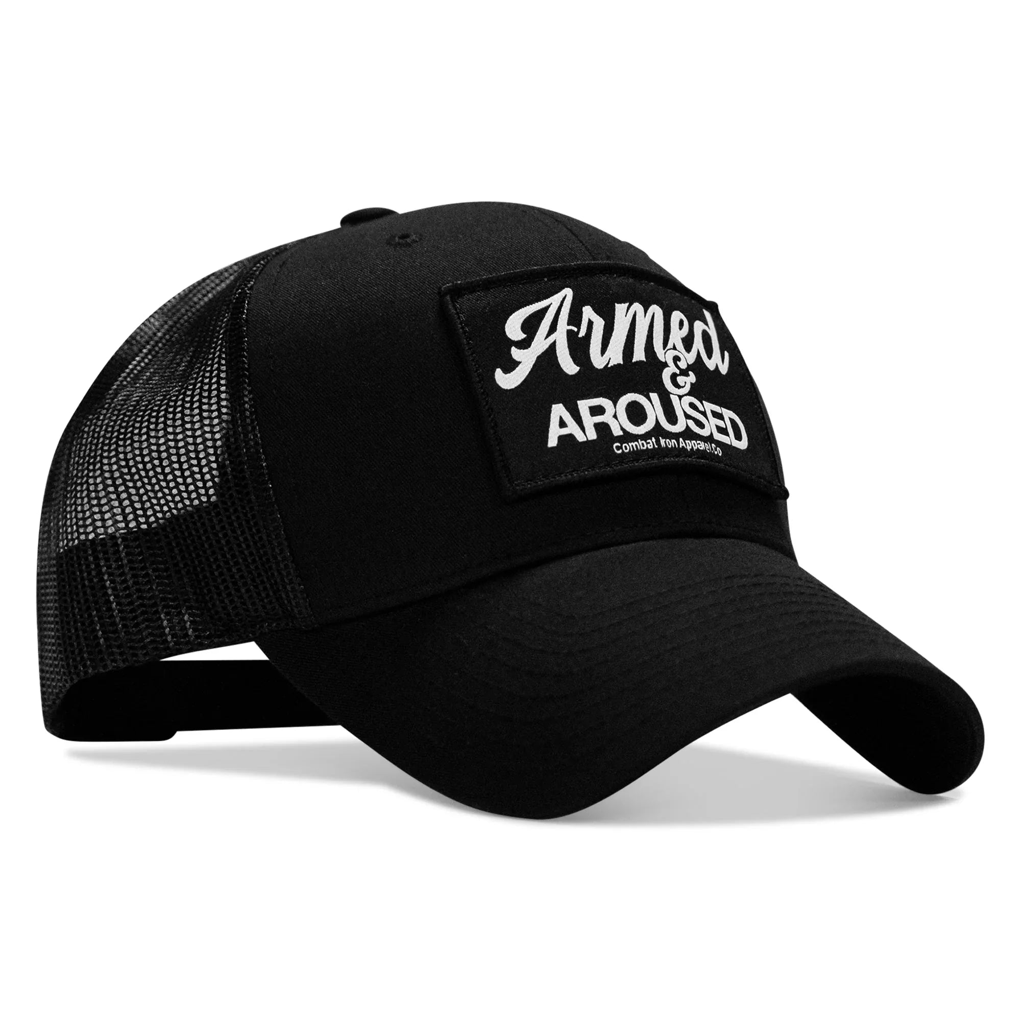 Armed & Aroused Patch Snapback Hat - Combat Iron Apparel Co.
