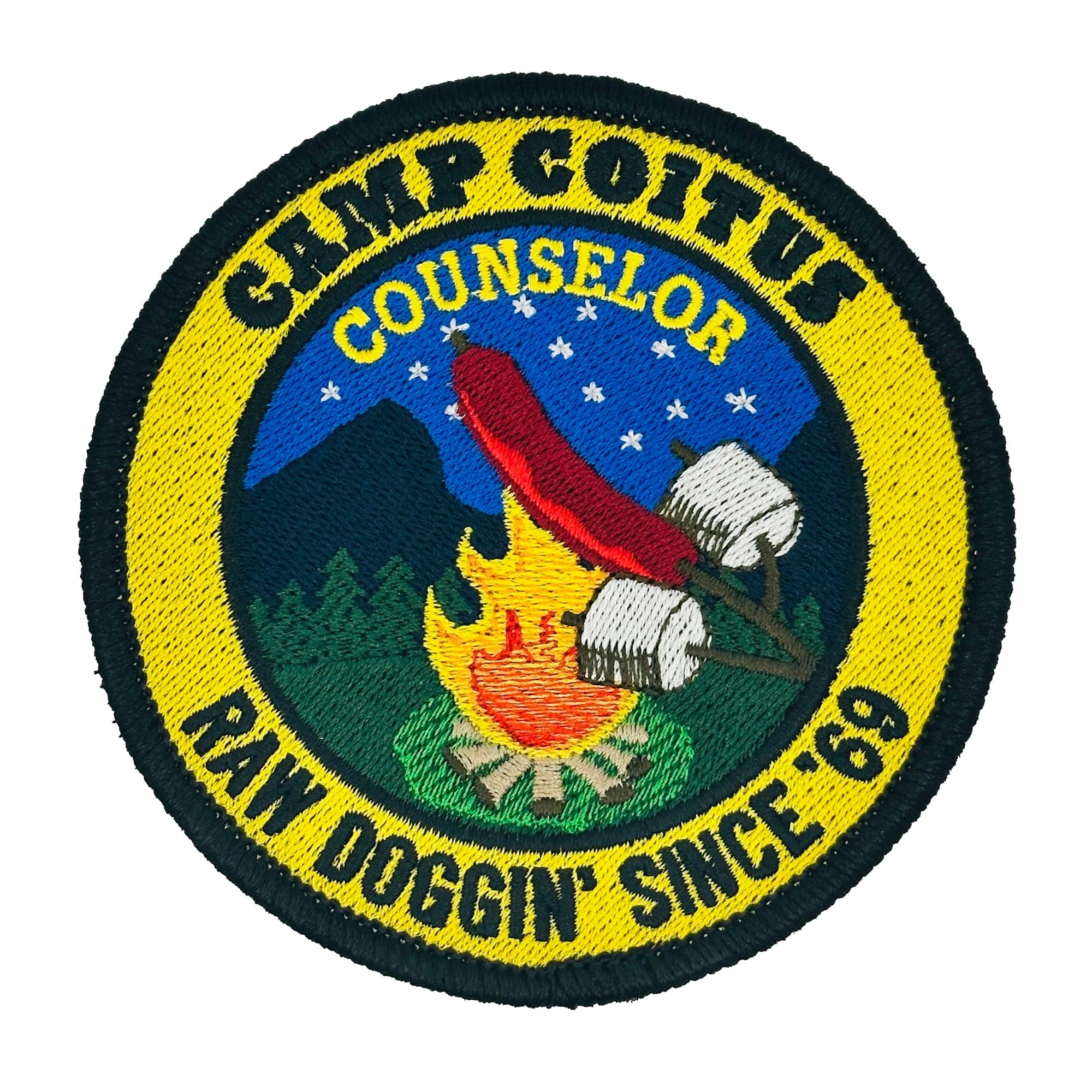 Tactical Gear Junkie Patches August 2023 POTM - Camp Coitus - 4 inch Patch