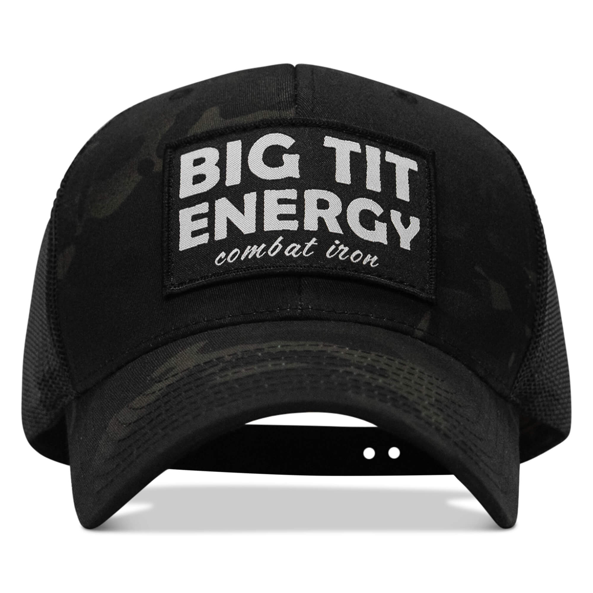 Big Tit Energy Patch Snapback Hat - Combat Iron Apparel Co.