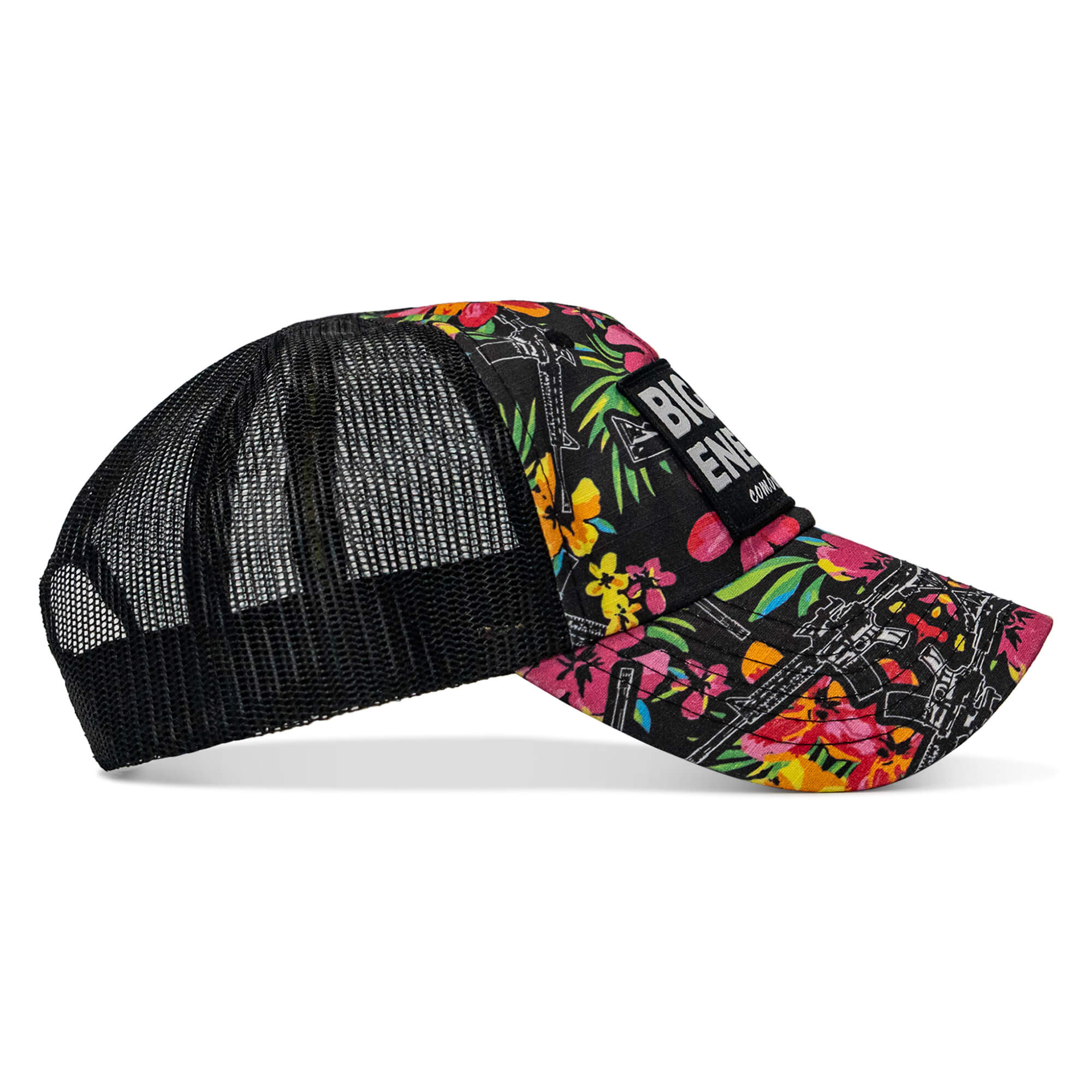 Big Tit Energy Patch Ripstop Mesh Snapback Hat - Combat Iron Apparel Co.