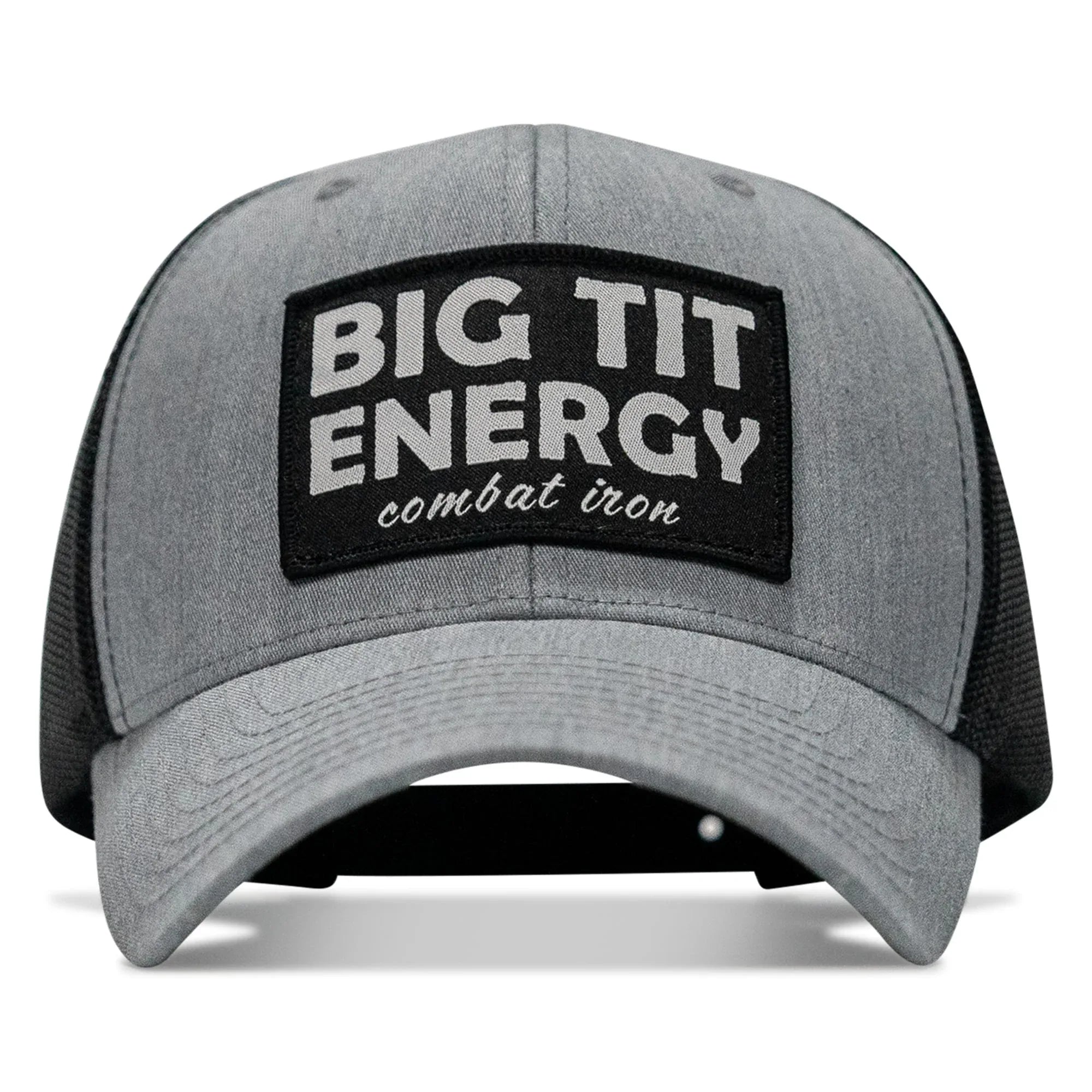 Big Tit Energy Patch Snapback Hat - Combat Iron Apparel Co.