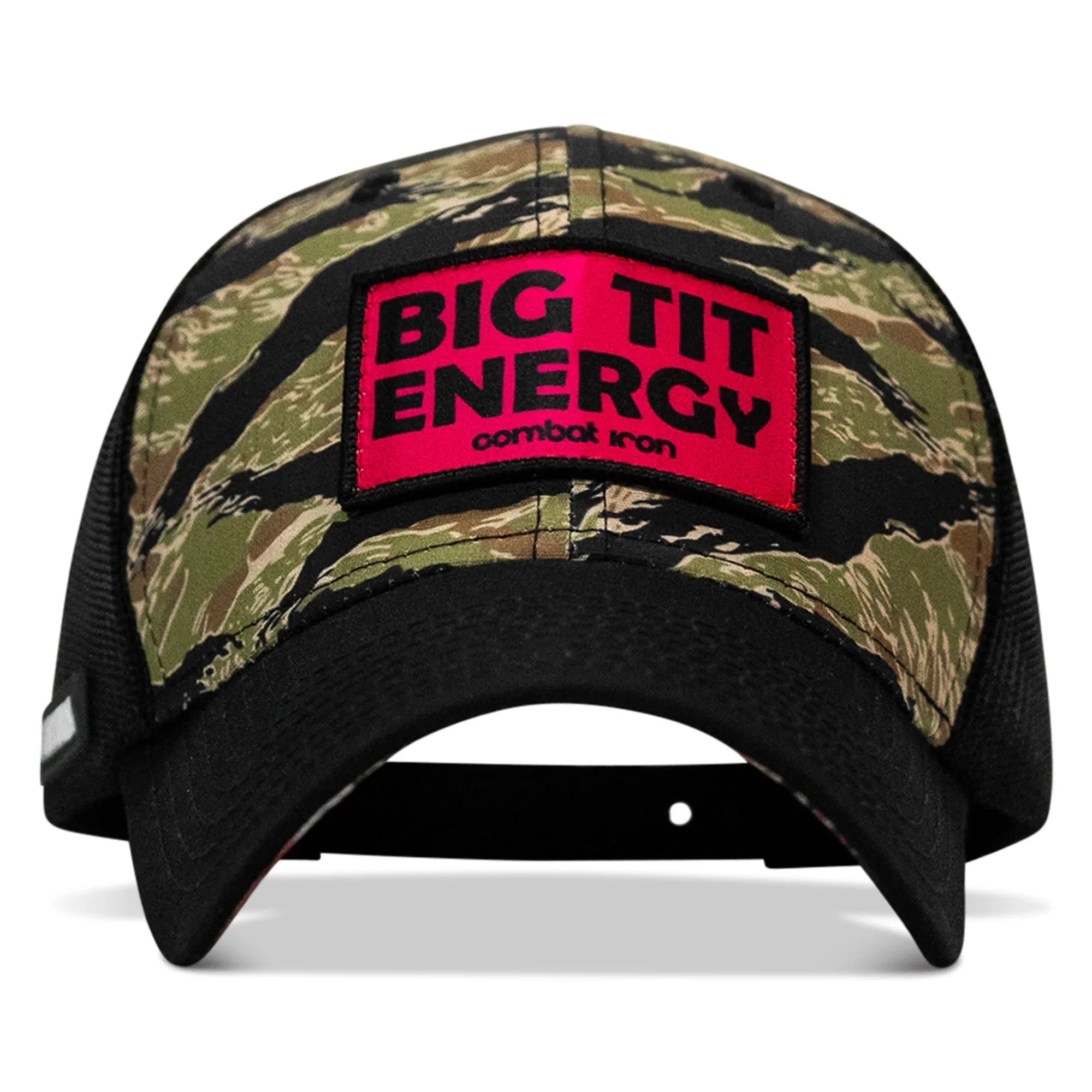 Big Tit Energy Pink Patch - Original Ripstop Snapback Hat - Combat Iron Apparel Co.