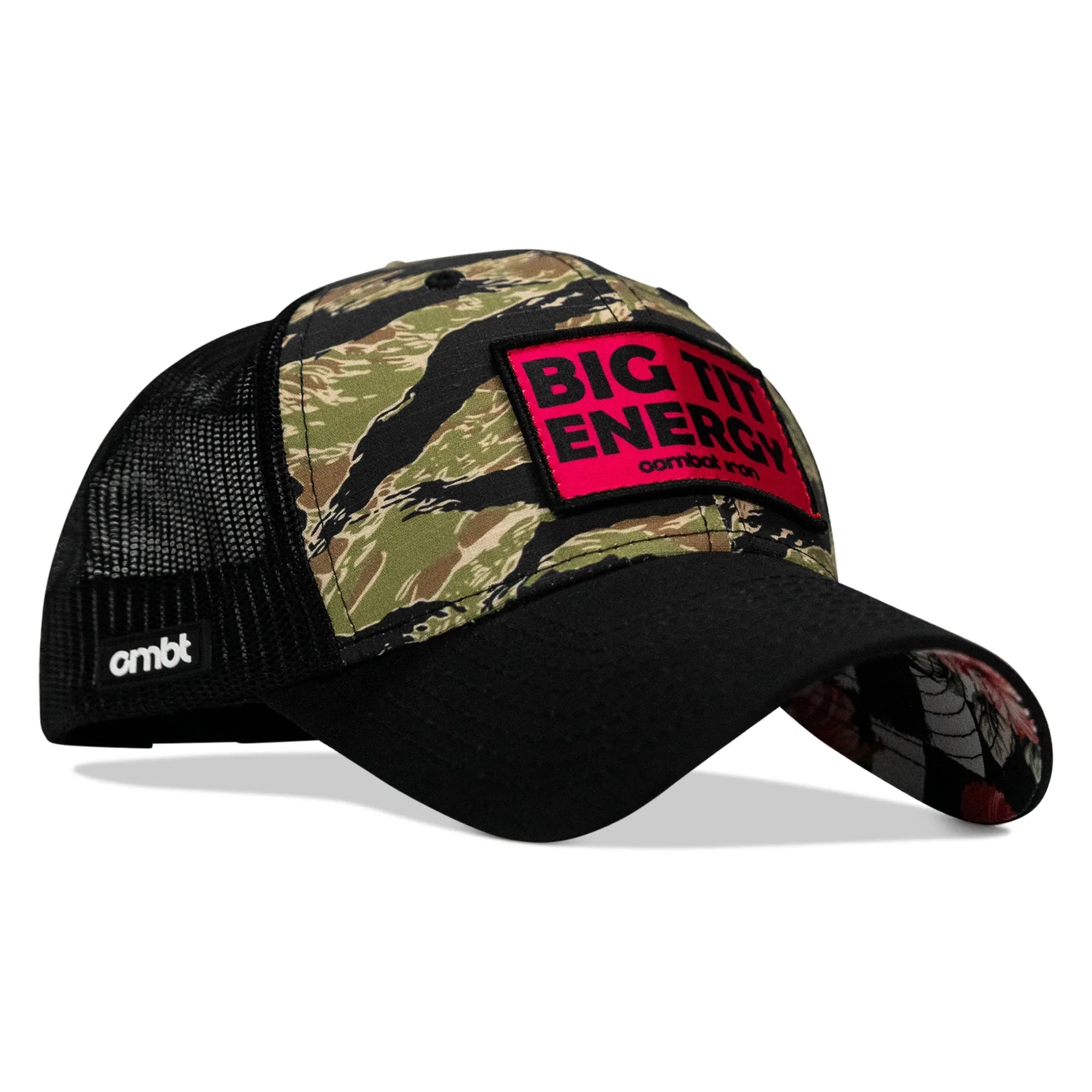 Big Tit Energy Pink Patch - Original Ripstop Snapback Hat - Combat Iron Apparel Co.