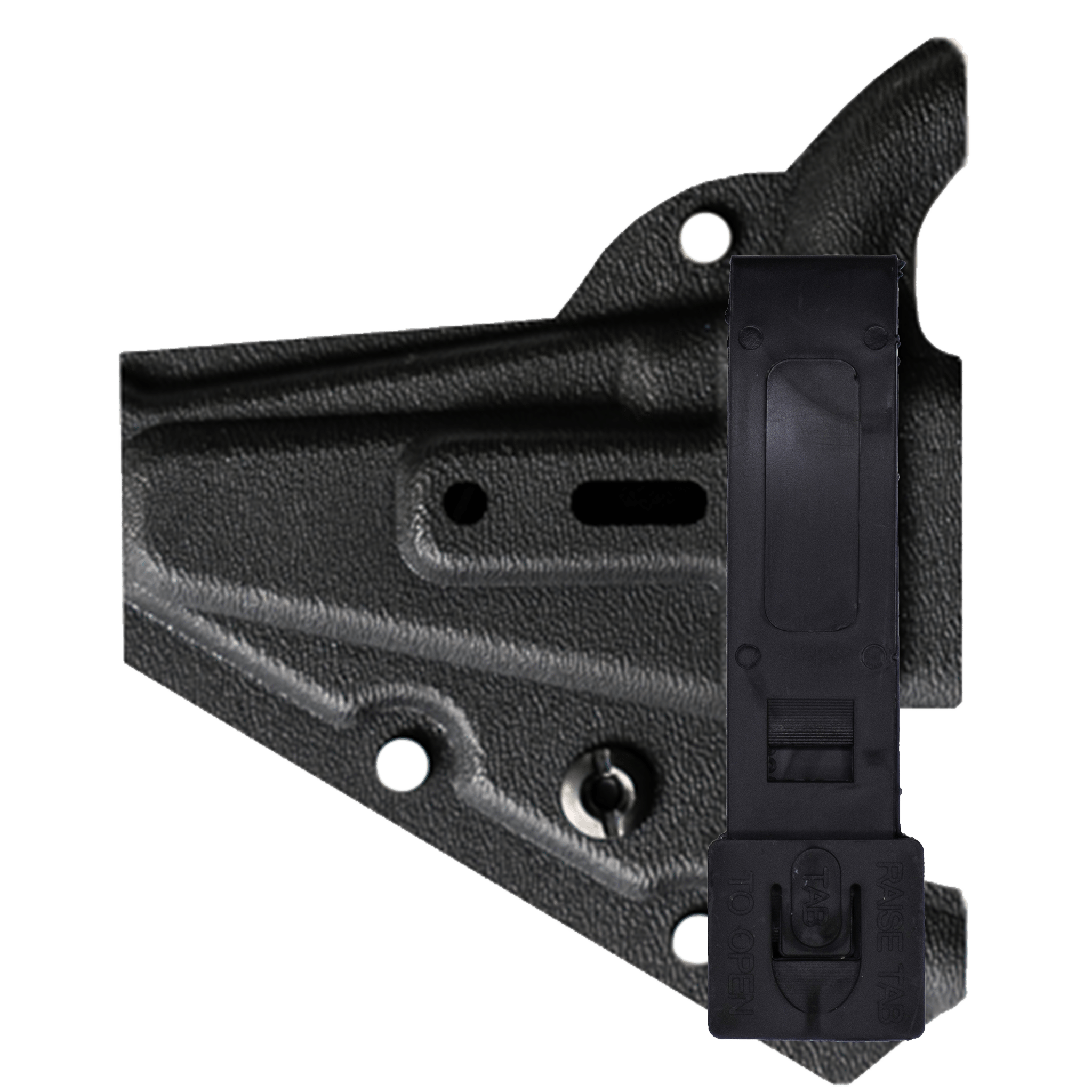 Black PRO/V2/ECO Shear Kydex Holder with Adjustable Retention | ONE SHEAR®