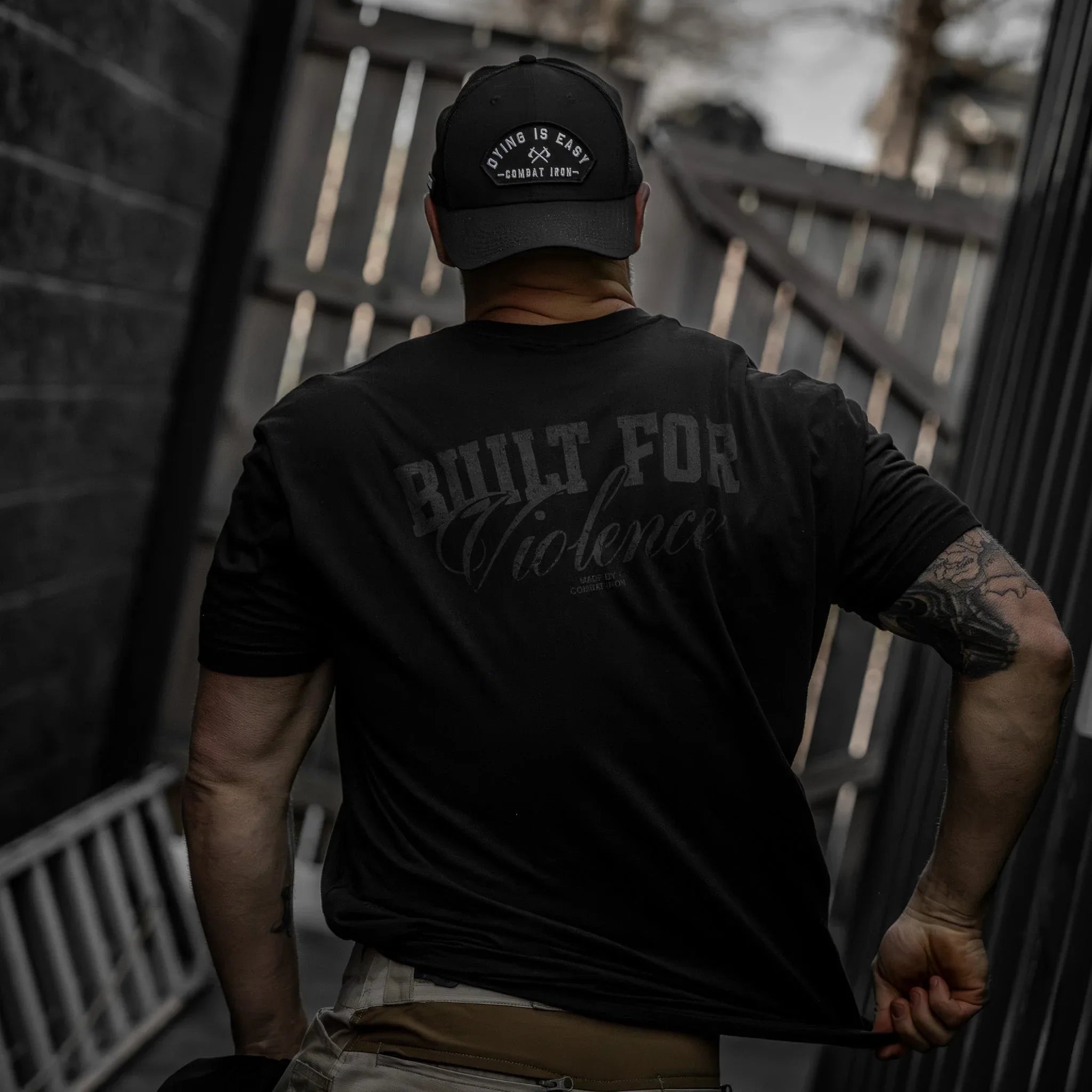 Built For Violence Men's T-Shirt - Combat Iron Apparel Co.
