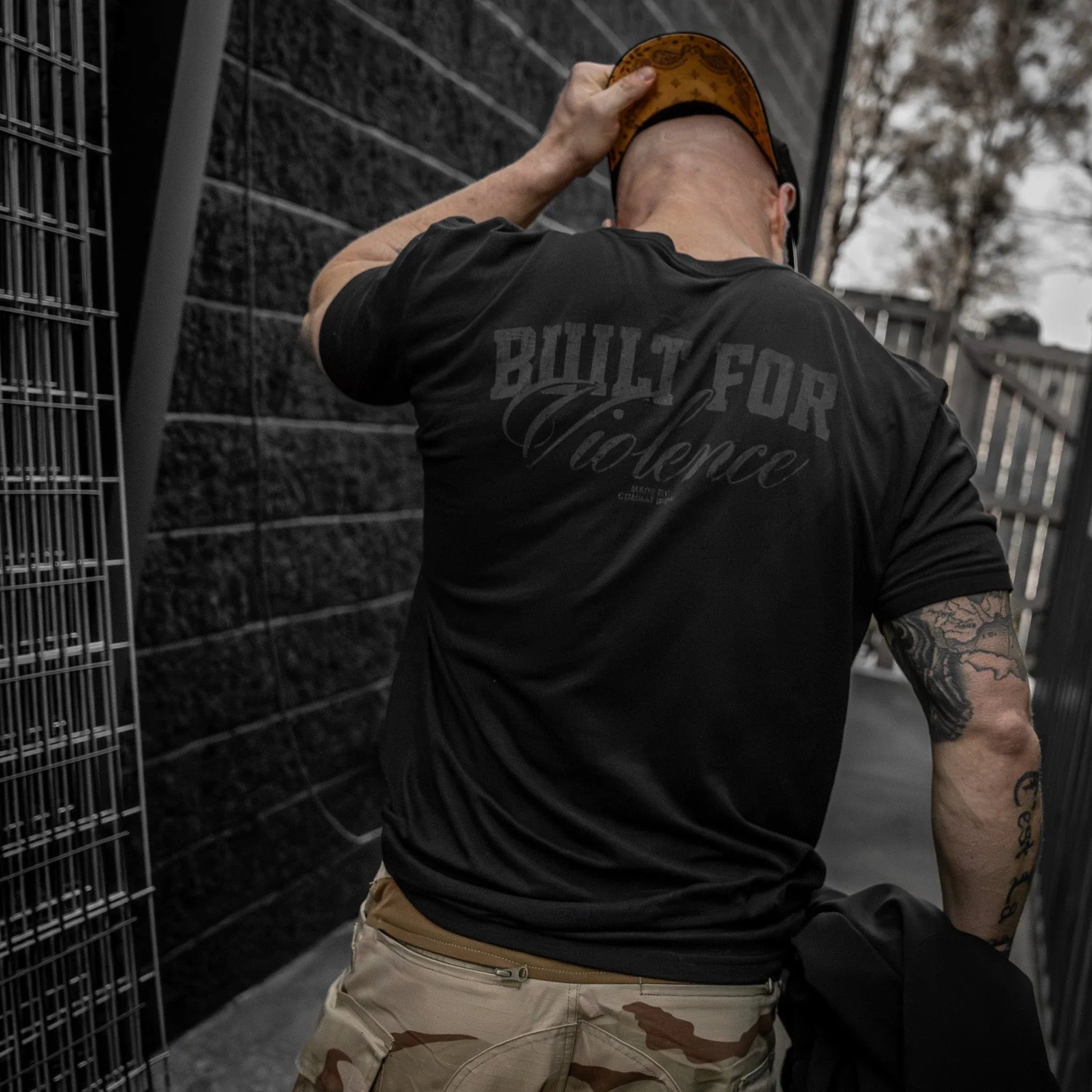 Built For Violence Men's T-Shirt - Combat Iron Apparel Co.
