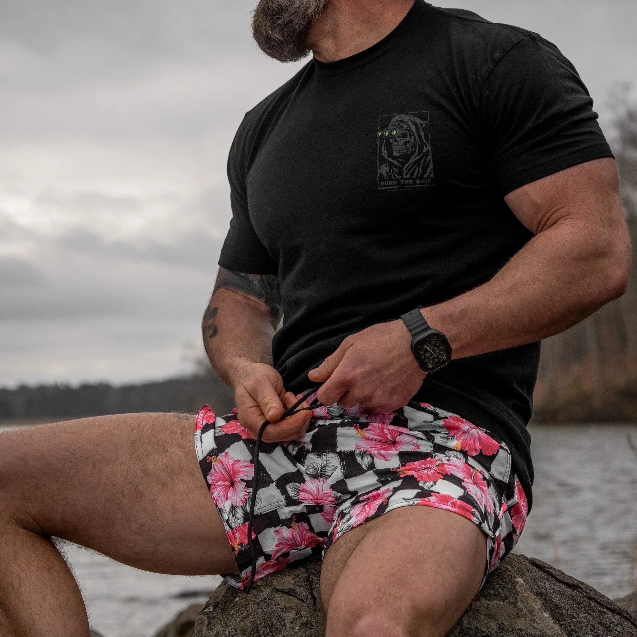 Burn The Ship Men's T-Shirt - Combat Iron Apparel Co.