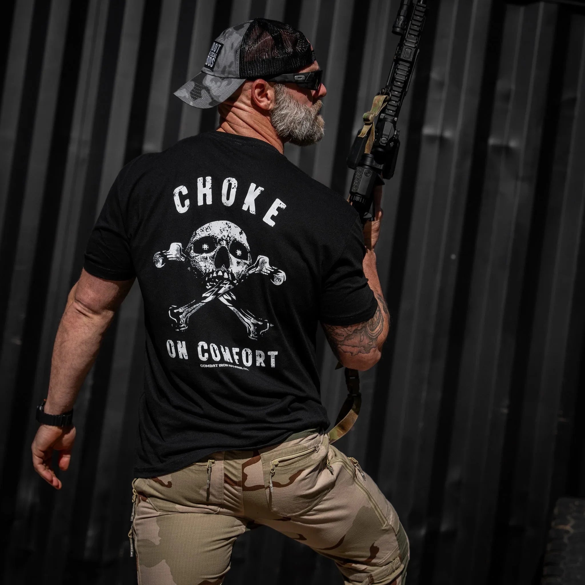 Choke On Comfort Men's T-Shirt - Combat Iron Apparel Co.