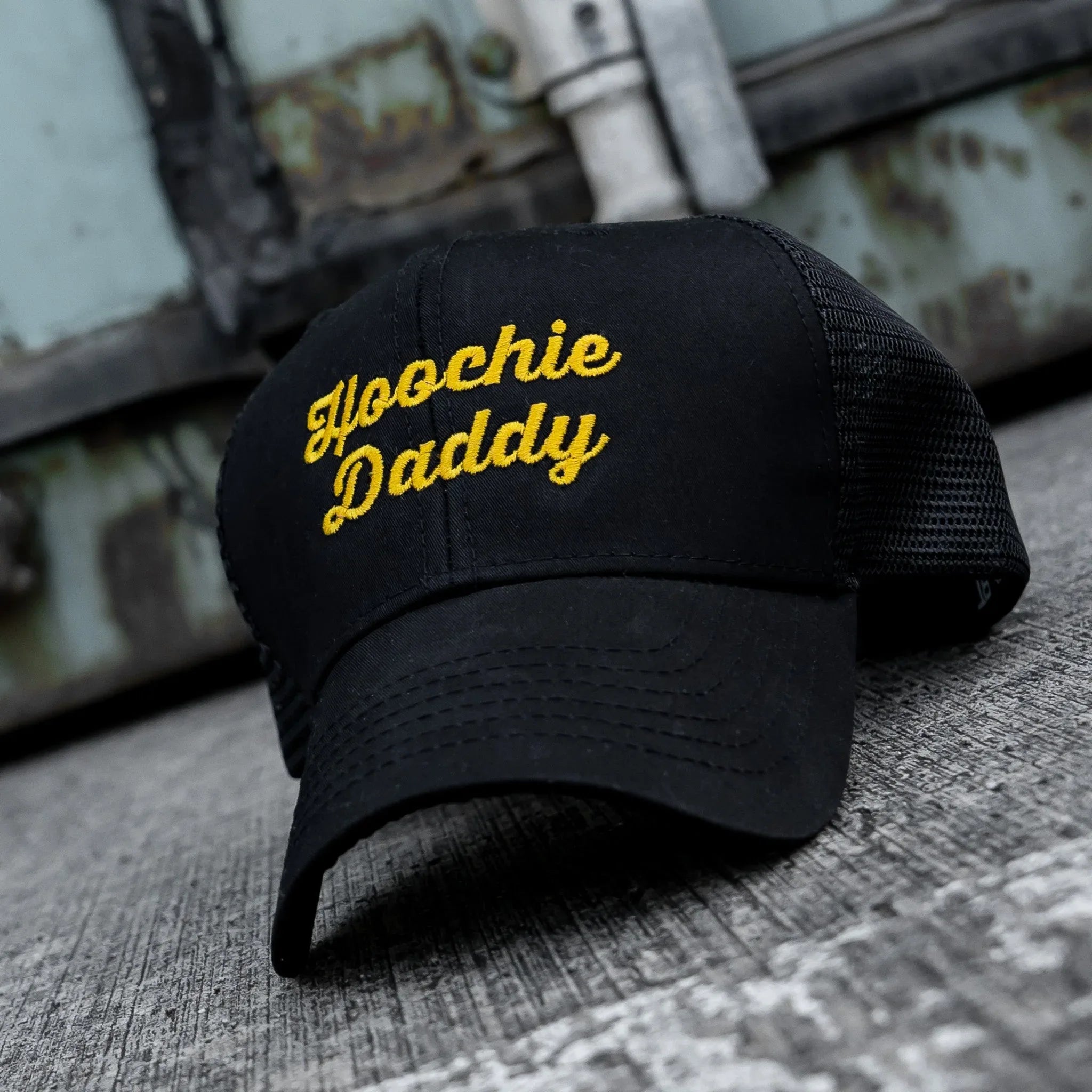 Hoochie Daddy Script Snapback Hat - Combat Iron Apparel Co.