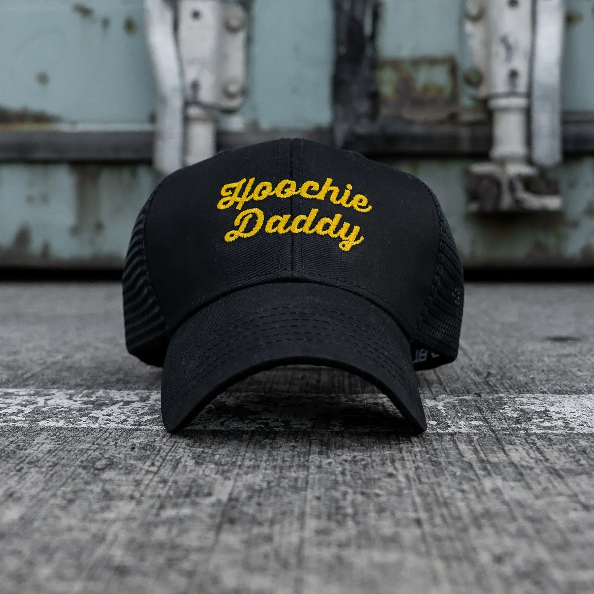 Hoochie Daddy Script Snapback Hat - Combat Iron Apparel Co.