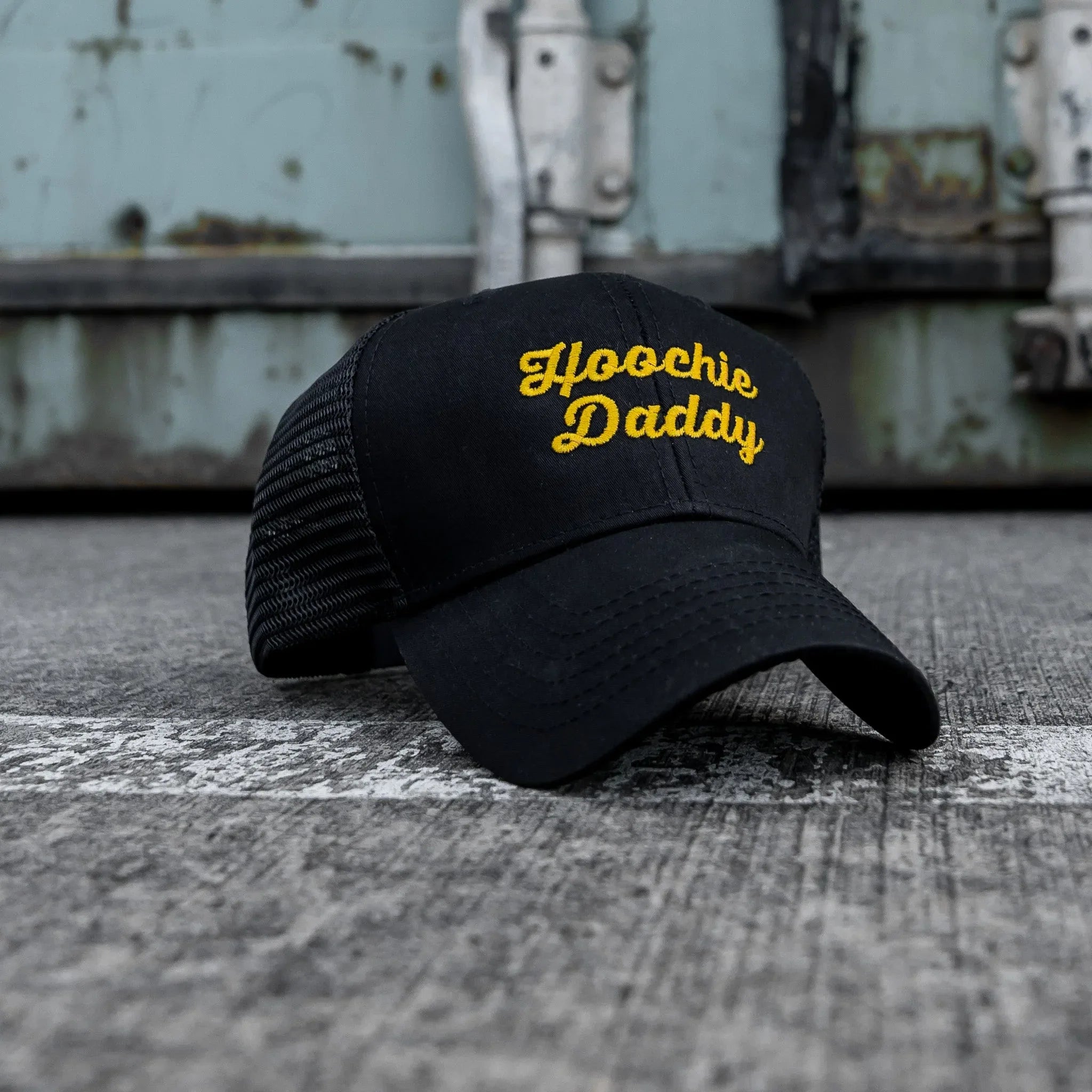 Hoochie Daddy Script Snapback Hat - Combat Iron Apparel Co.