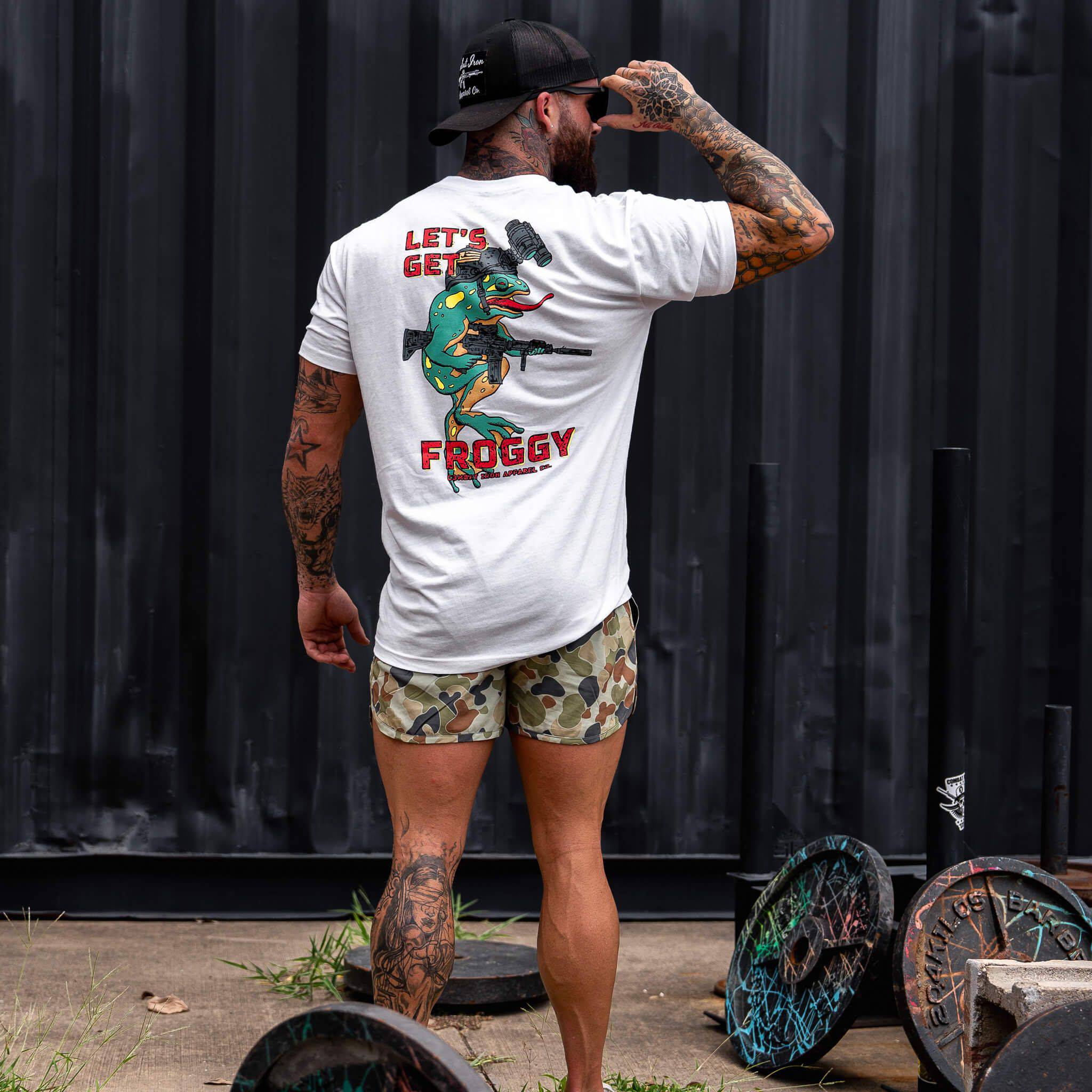 Let's Get Froggy Operator Style Men's T-Shirt - Combat Iron Apparel Co.