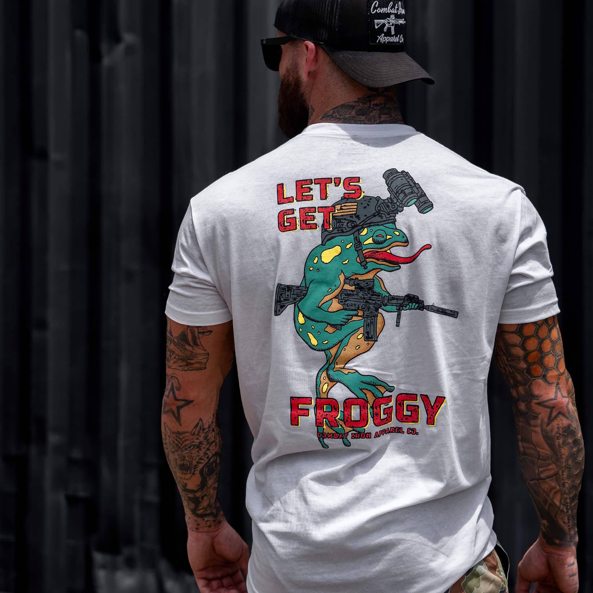 Let's Get Froggy Operator Style Men's T-Shirt - Combat Iron Apparel Co.