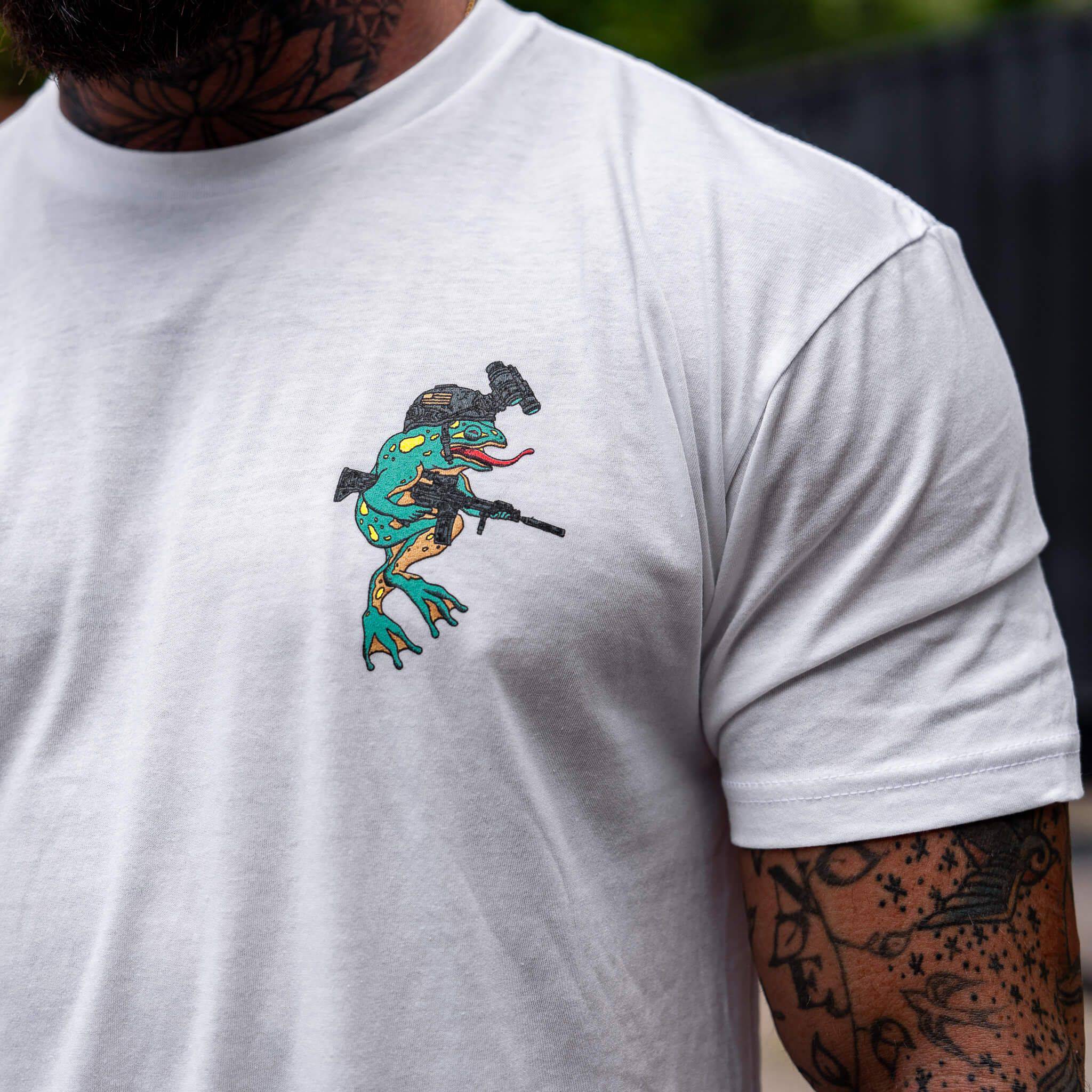 Let's Get Froggy Operator Style Men's T-Shirt - Combat Iron Apparel Co.