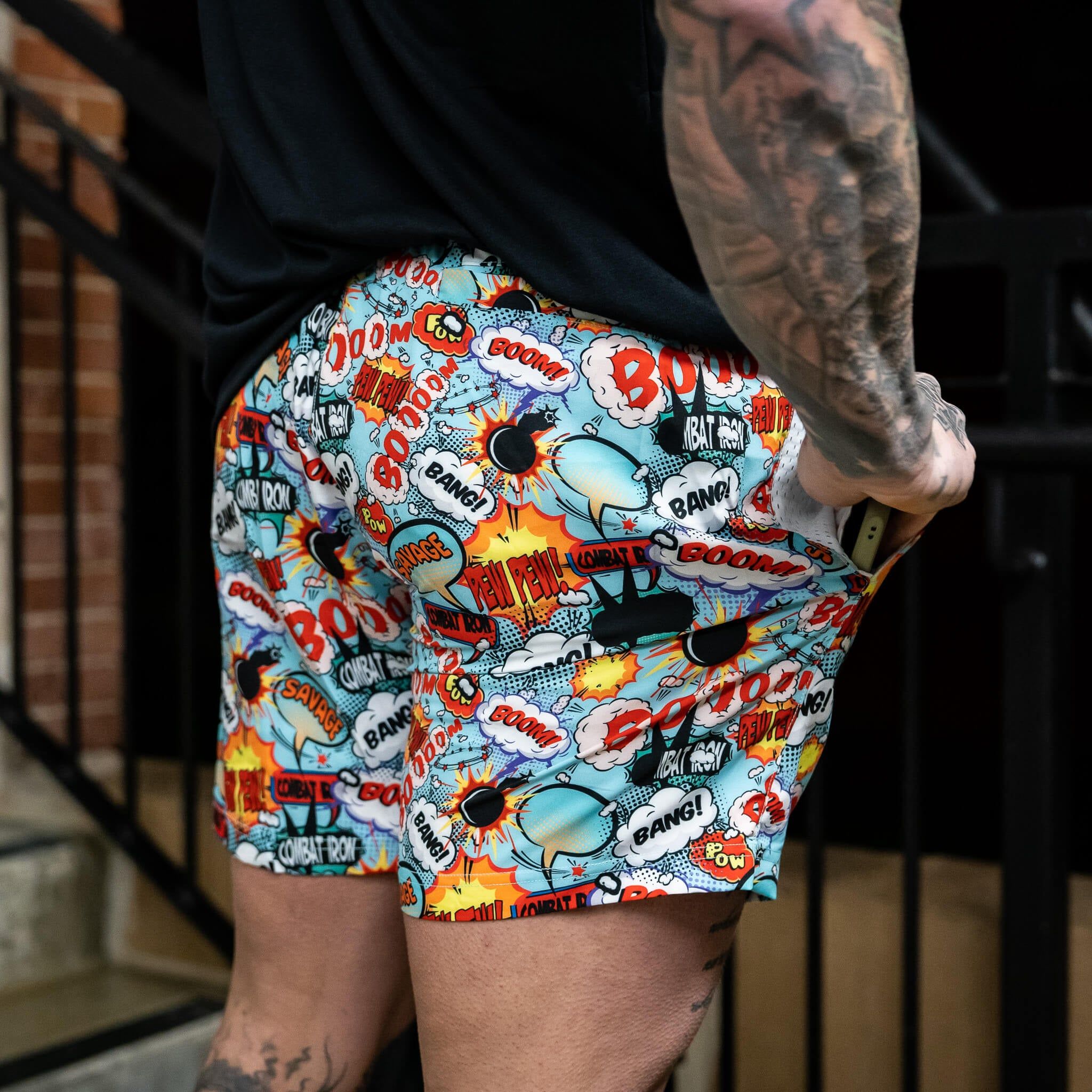 Men's V3 Performance Training Shorts | 5.5" - Combat Iron Apparel Co.