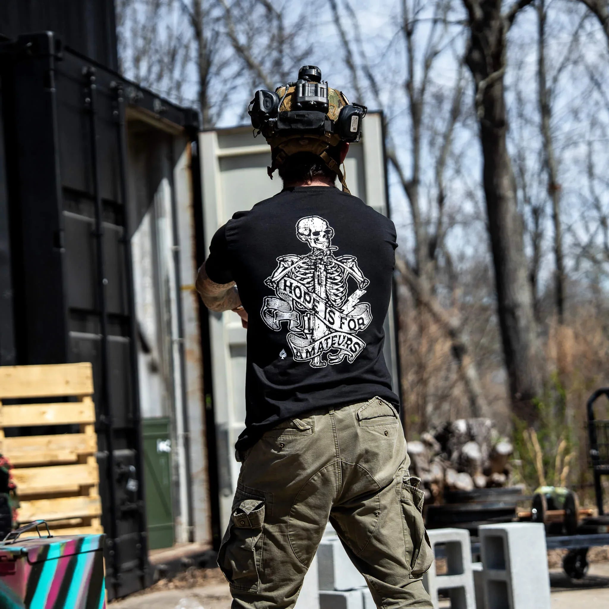 Hope Is For Amateurs Men's T-Shirt - Combat Iron Apparel Co.