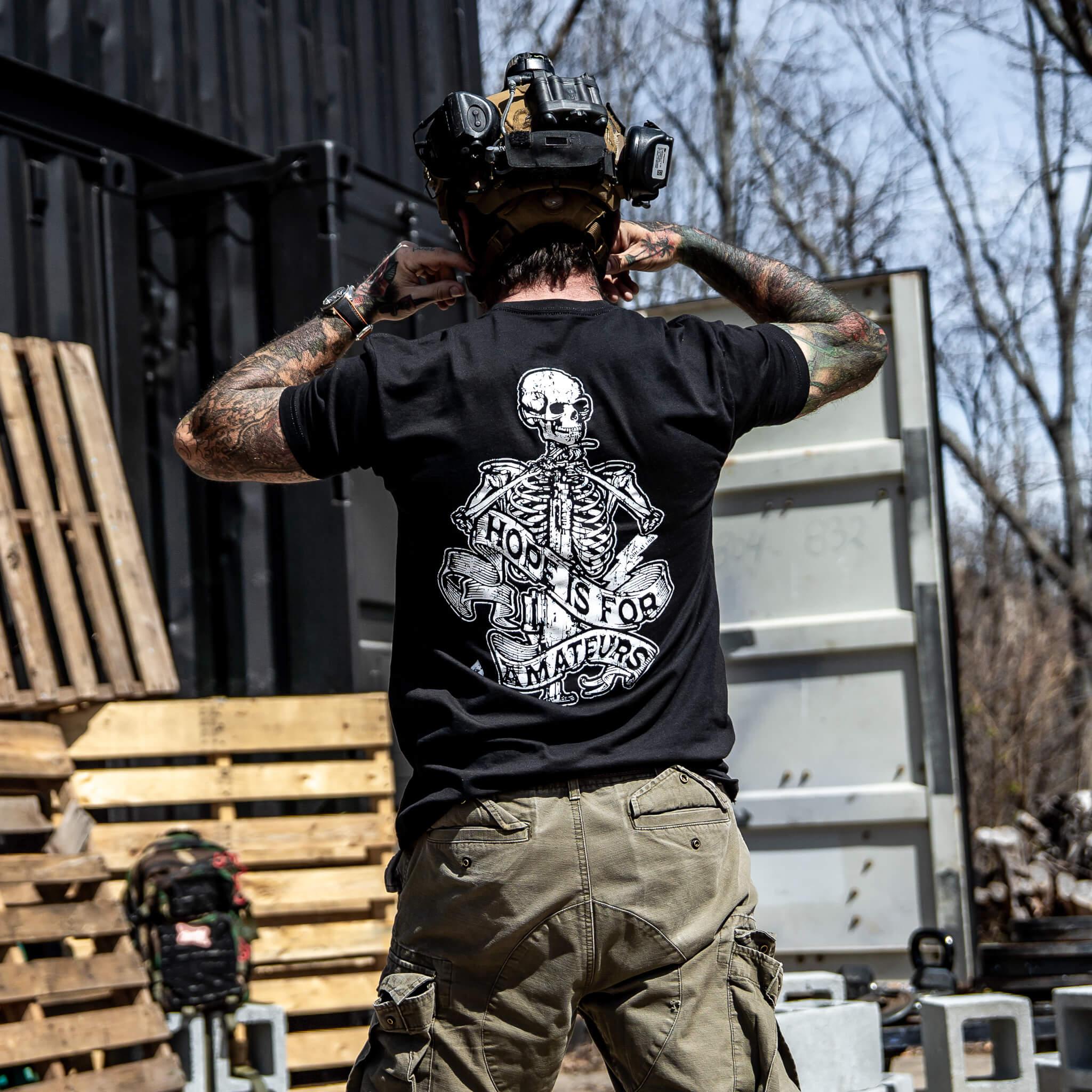 Hope Is For Amateurs Men's T-Shirt - Combat Iron Apparel Co.