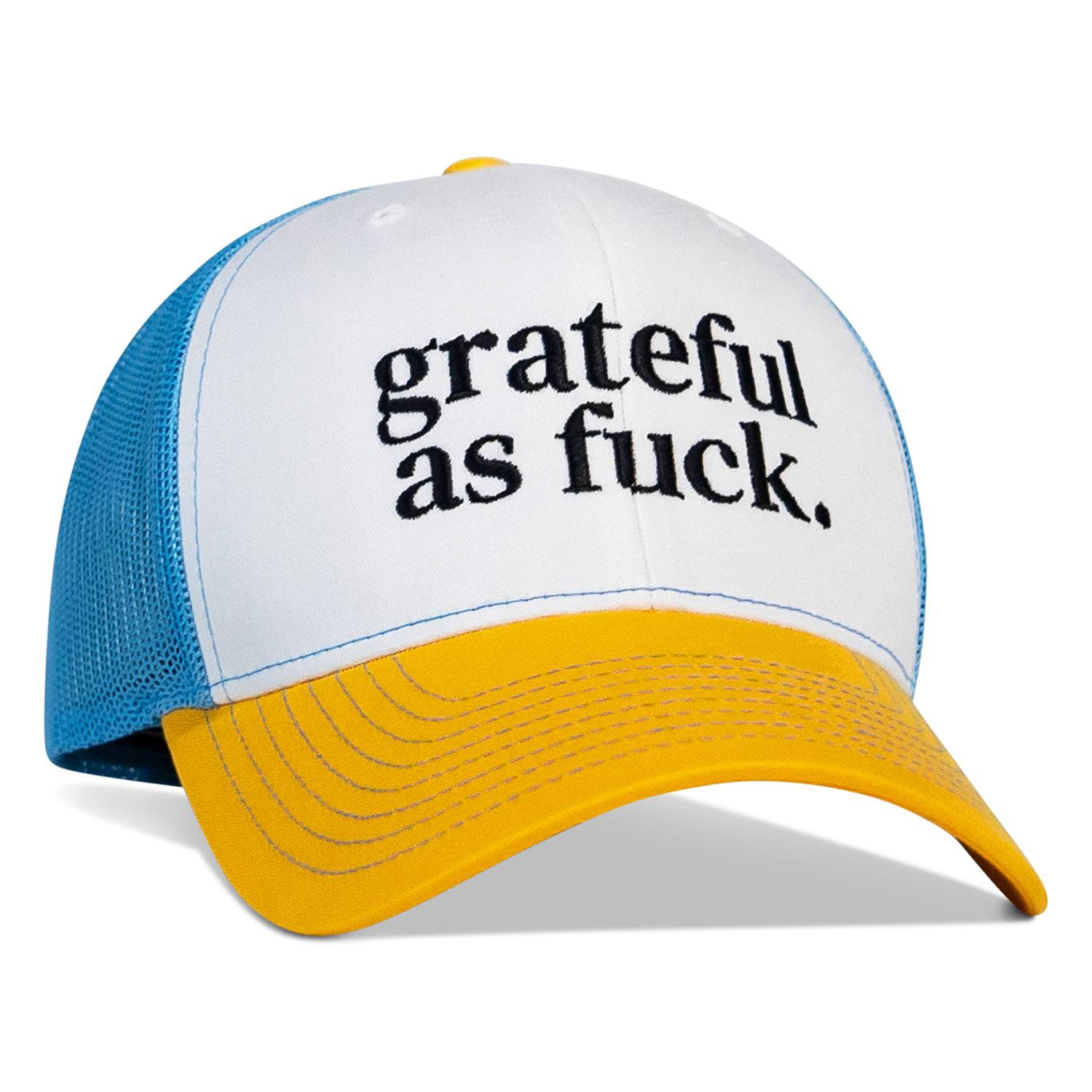 Grateful As Fuck SnapBack - Combat Iron Apparel Co.
