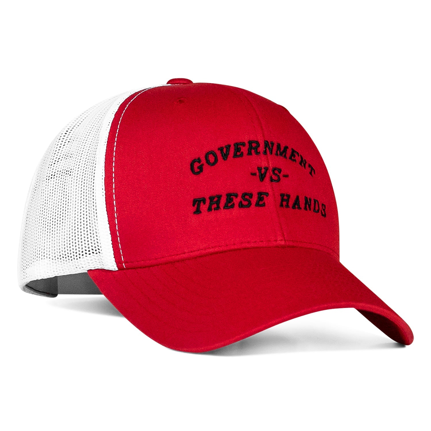 Government -vs- These Hands SnapBack Hat - Combat Iron Apparel Co.