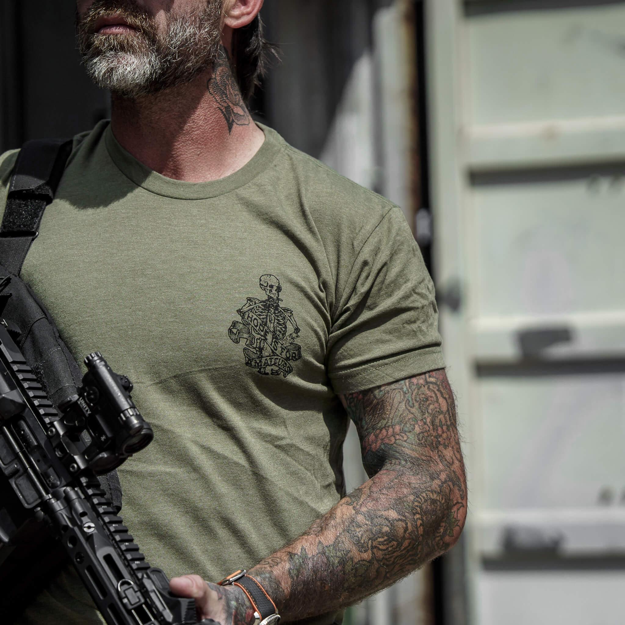 Hope Is For Amateurs Men's T-Shirt - Combat Iron Apparel Co.