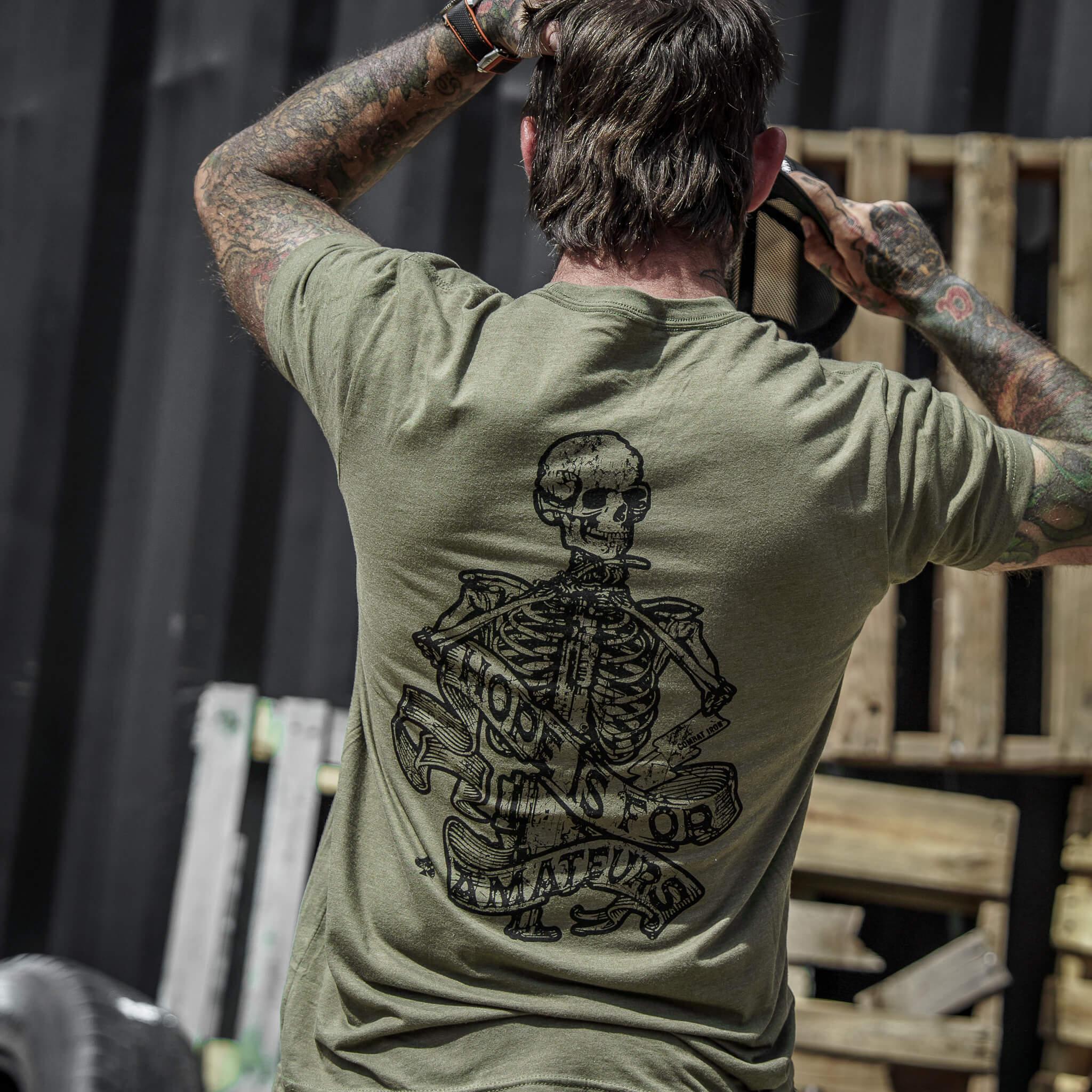 Hope Is For Amateurs Men's T-Shirt - Combat Iron Apparel Co.