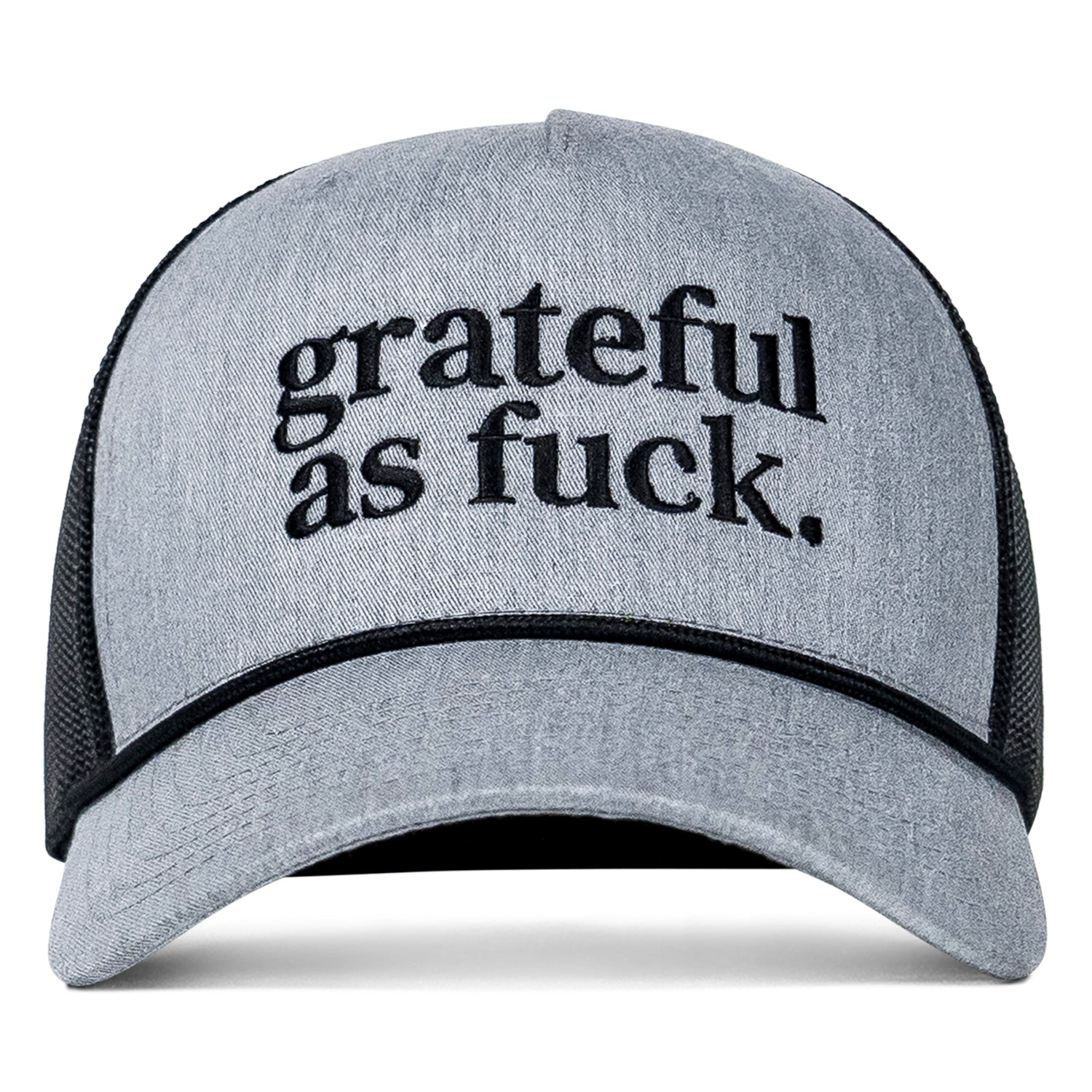 Grateful As Fuck Rope Snapback Hat - Combat Iron Apparel Co.