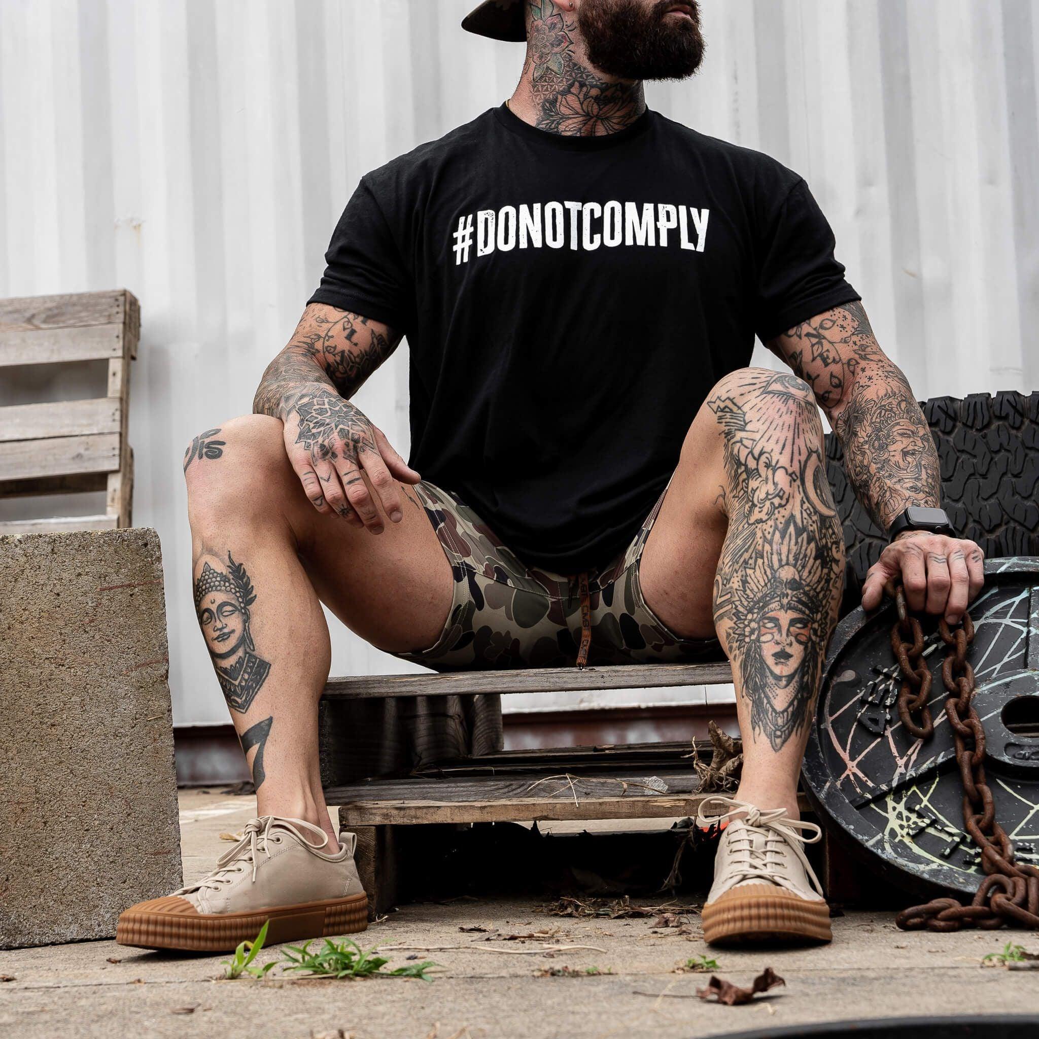 Do Not Comply Men's T-Shirt - Combat Iron Apparel Co.