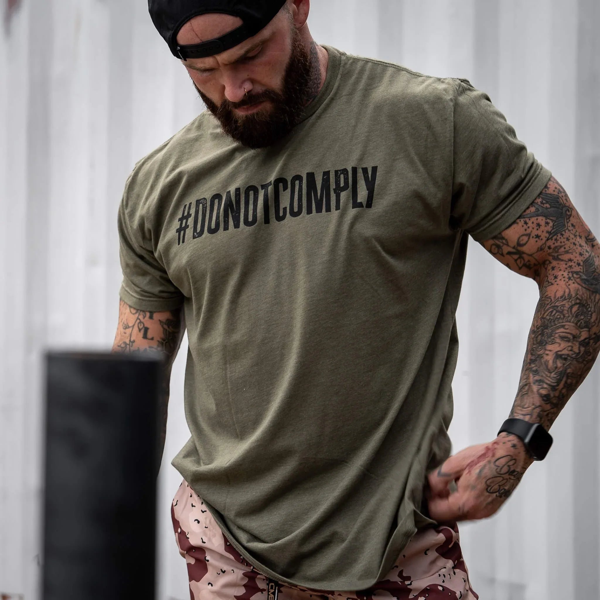 Do Not Comply Men's T-Shirt - Combat Iron Apparel Co.