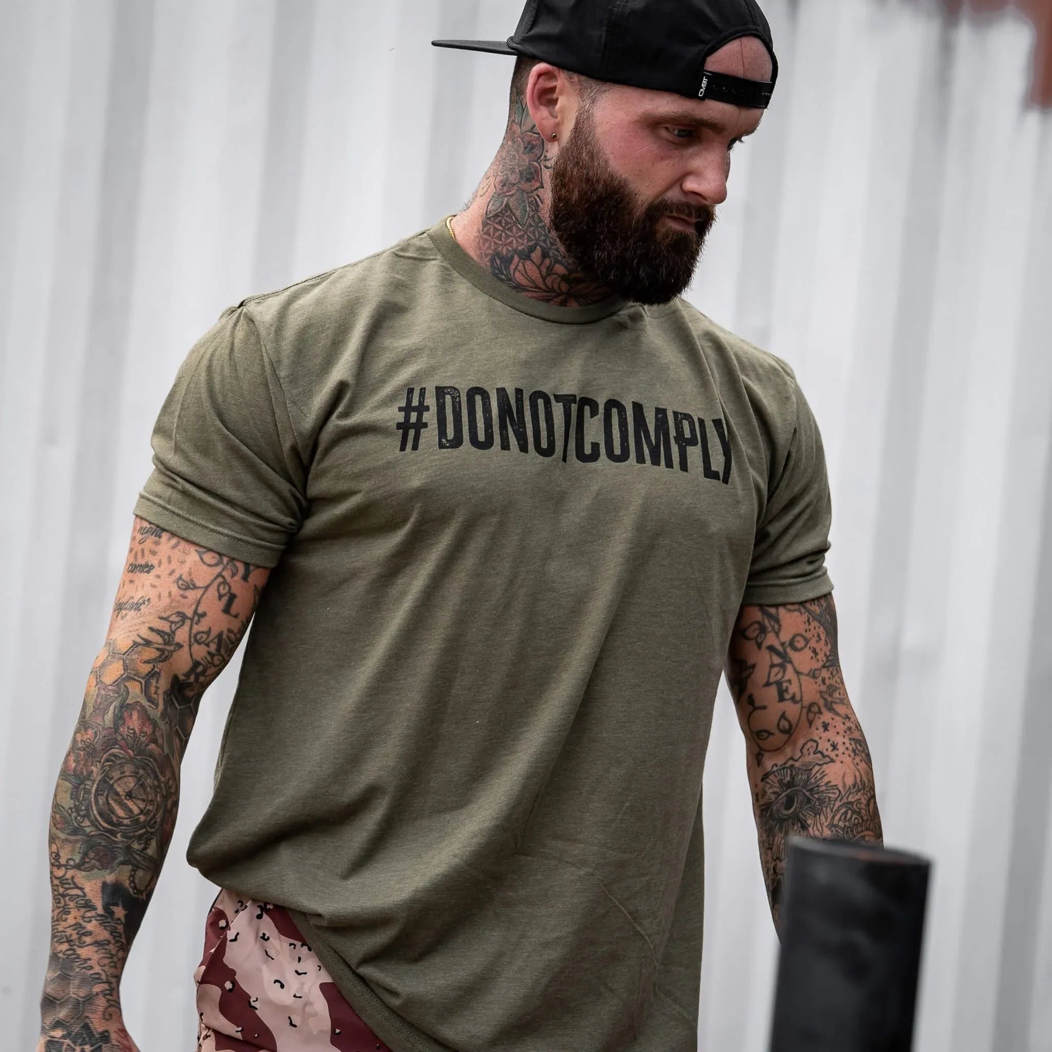 Do Not Comply Men's T-Shirt - Combat Iron Apparel Co.