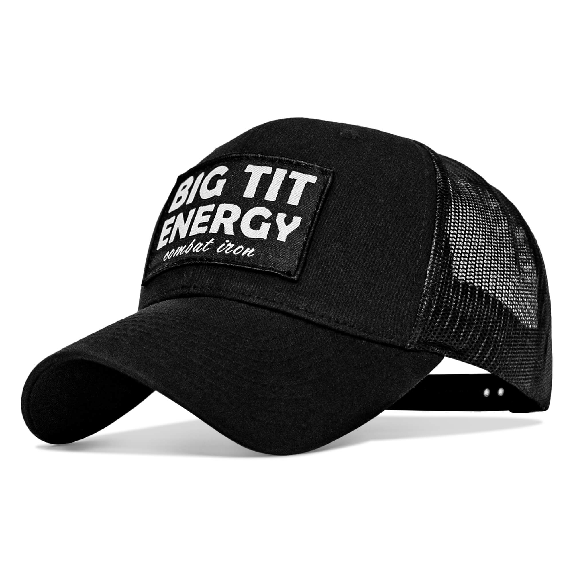 Big Tit Energy Patch Snapback Hat - Combat Iron Apparel Co.