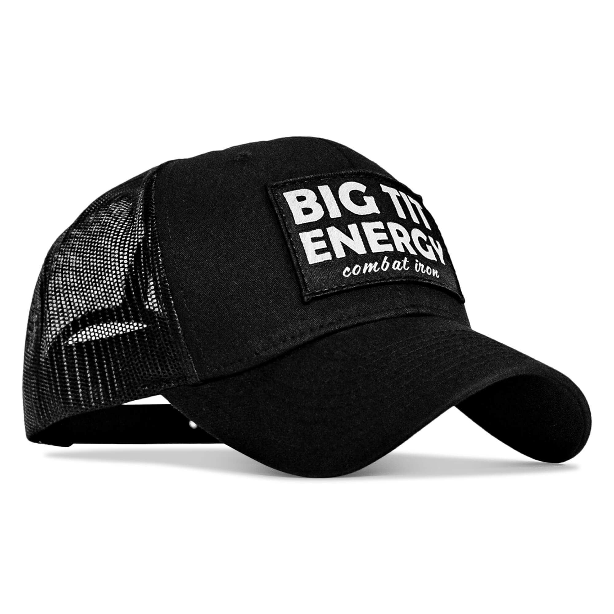 Big Tit Energy Patch Snapback Hat - Combat Iron Apparel Co.