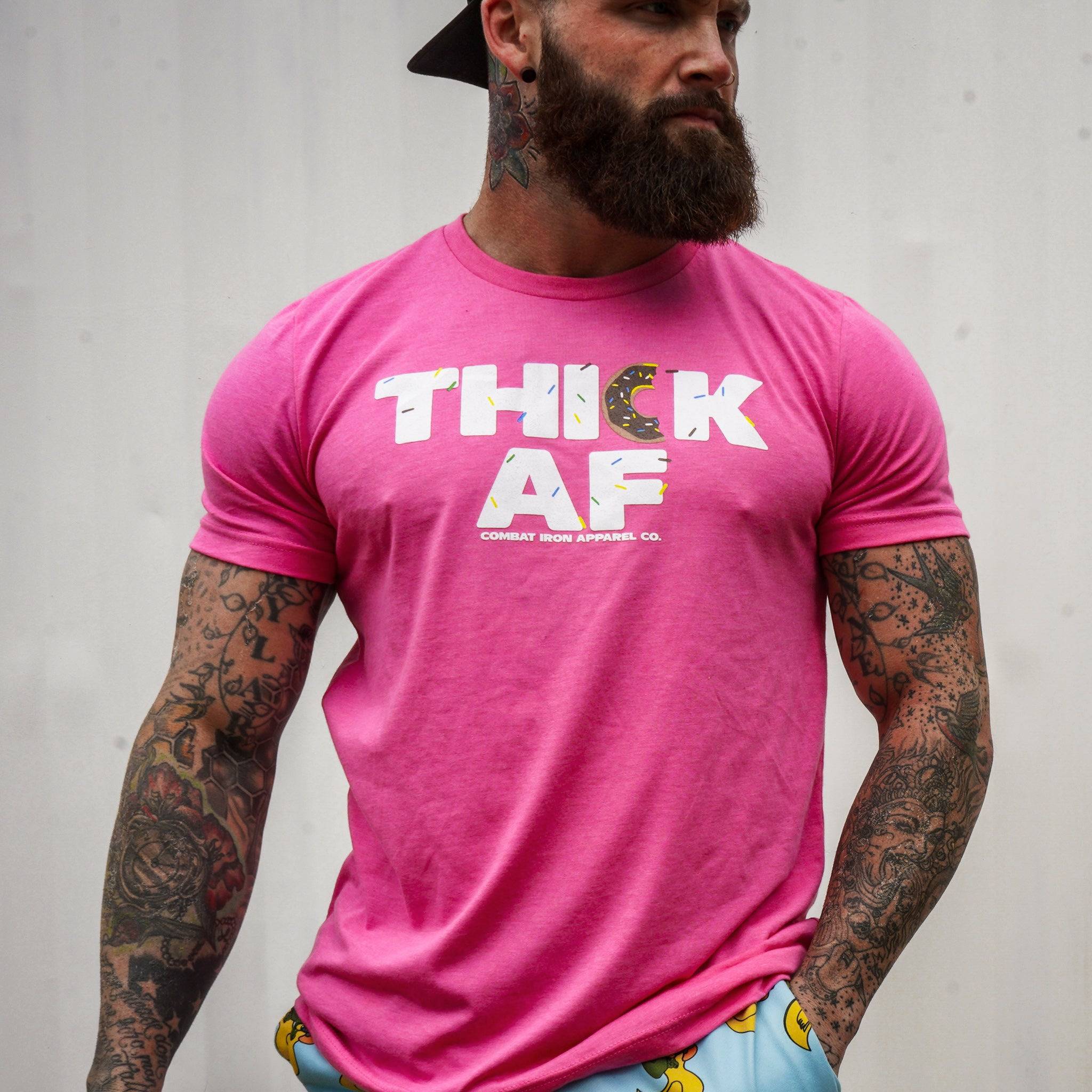 Thick Af Donut Edition Men's T-Shirt - Combat Iron Apparel Co.